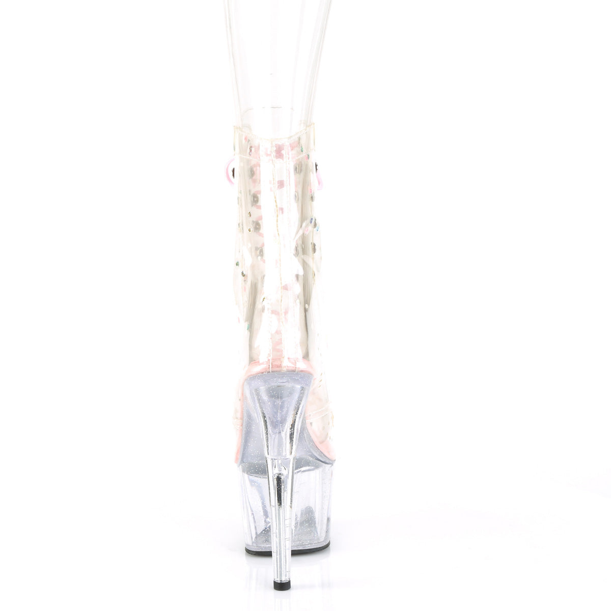 Pleaser Ankle Boots ADORE-1020C-2 Clr TPU-B. Pink/Clr