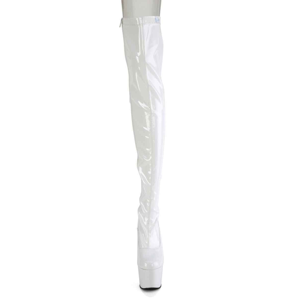 Pleaser ADORE-3063 Wht Str Pat/Wht
