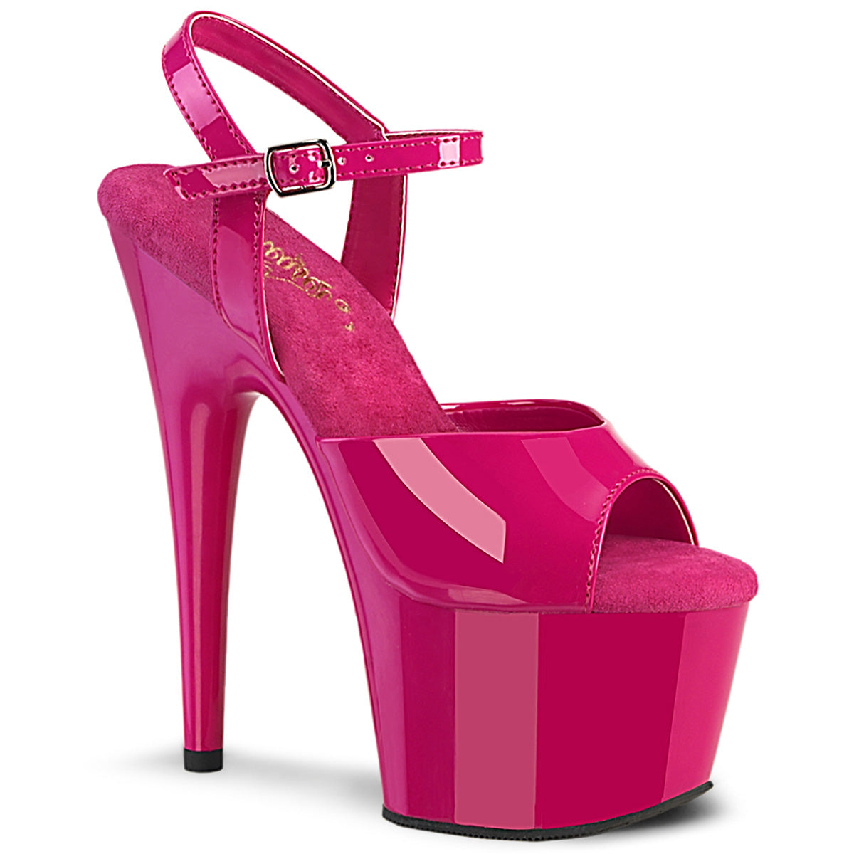 Pleaser Sandals ADORE-709 H. Pink Pat/H. Pink