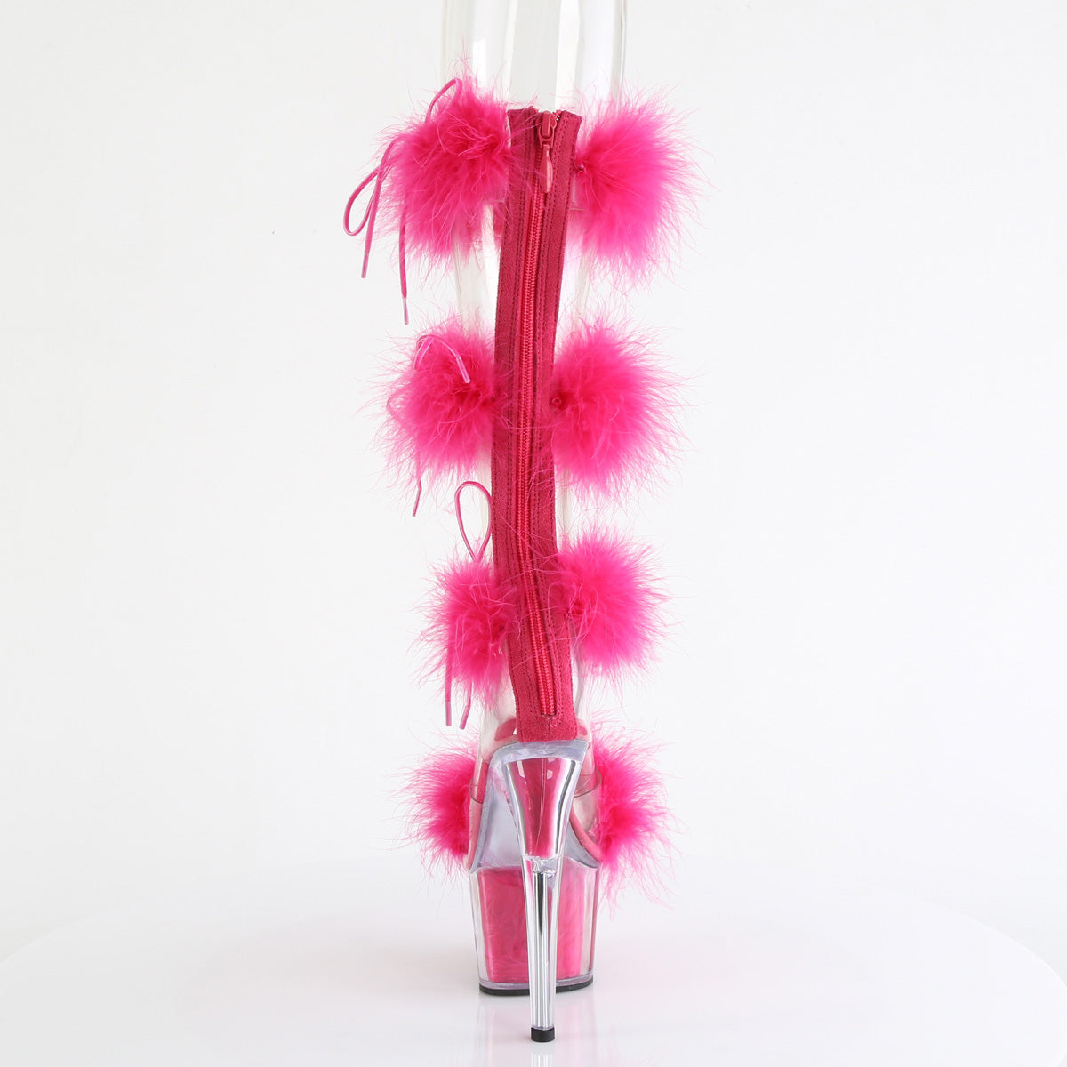 Pleaser ADORE-728F Clr-H. Pink Fur/M