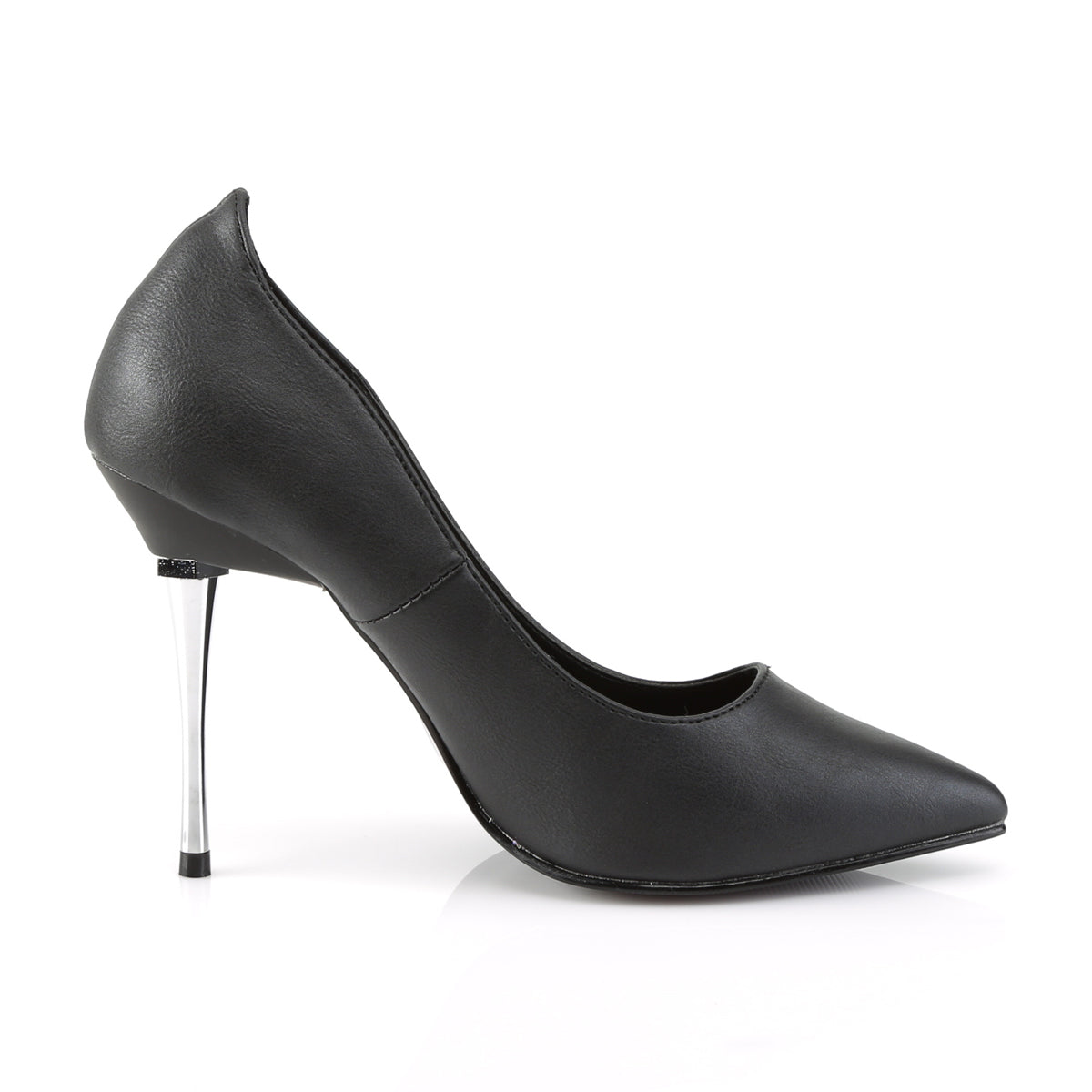 Pleaser Womens Pumps APPEAL-20 Blk Faux Leather