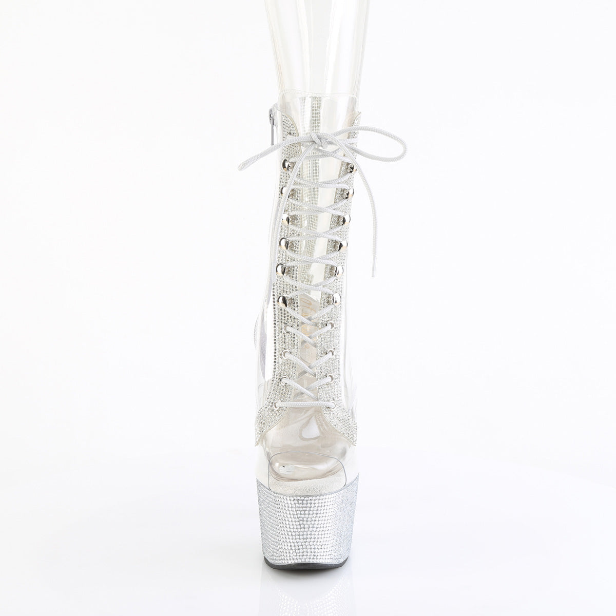 Pleaser BEJEWELED-1021C-2 Clr-RS/Slv RS