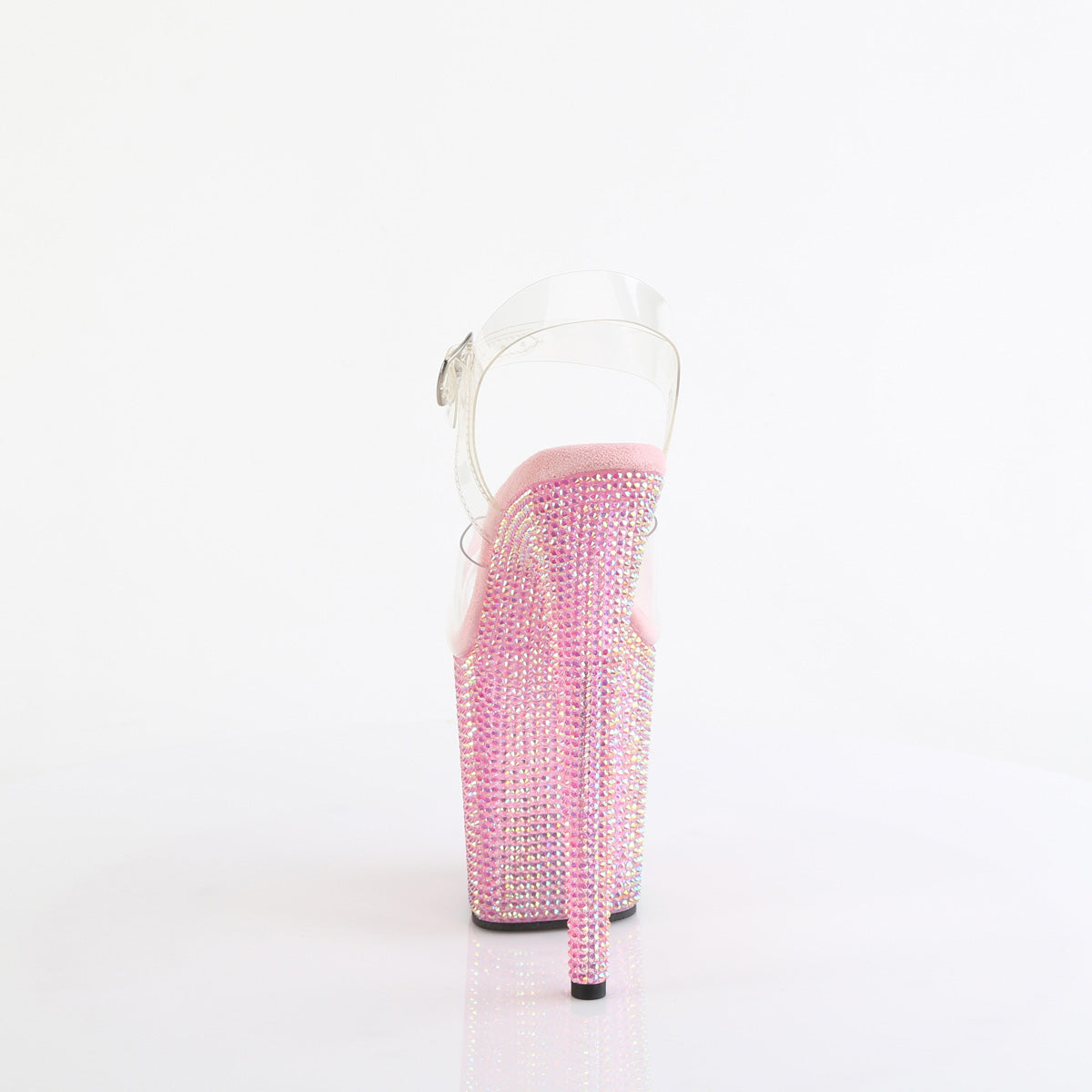 Pleaser BEJEWELED-808RRS Clr/B. Pink RS