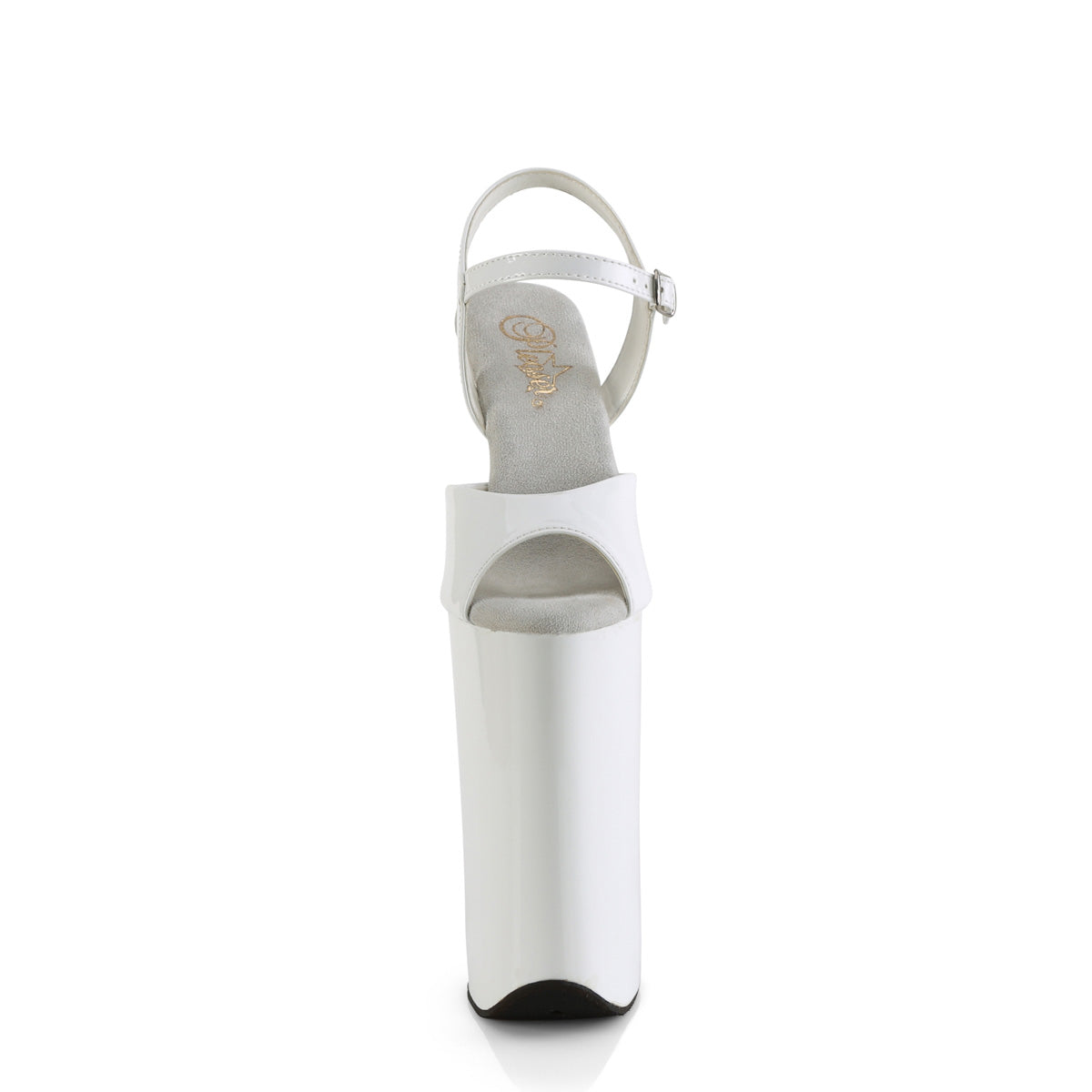 Pleaser Sandals BEYOND-009 Wht Pat/Wht