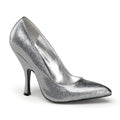 Pin Up Couture Womens BOMBSHELL-01G Slv Pearlized Gltr Pat