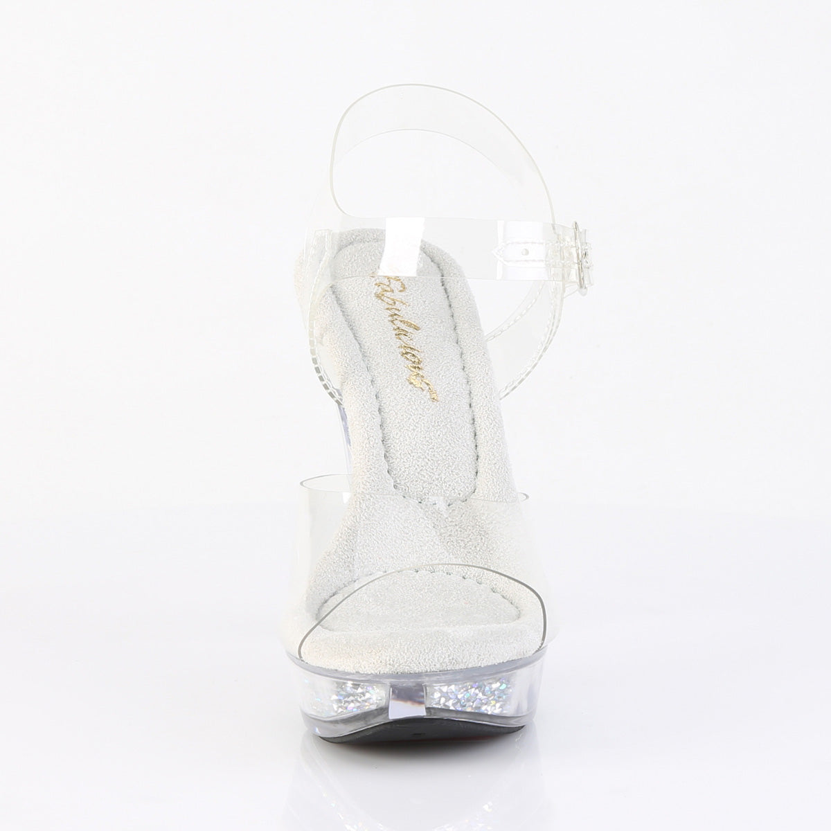 Fabulicious Women's Shoes COCKTAIL-508RSI Clr/Clr-Slv AB RS