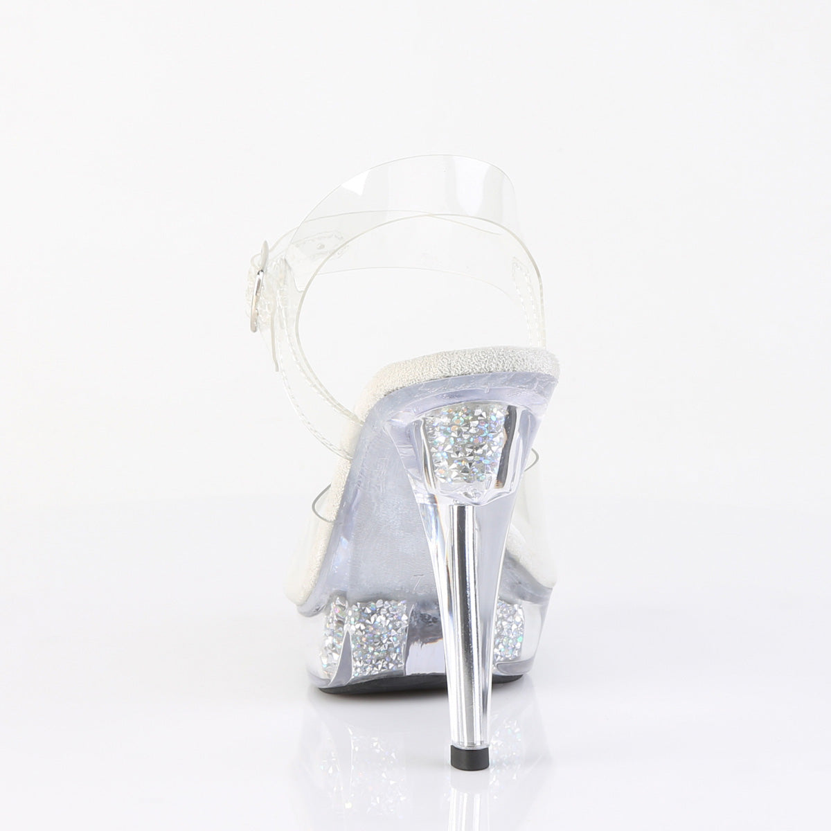 Fabulicious Women's Shoes COCKTAIL-508RSI Clr/Clr-Slv AB RS