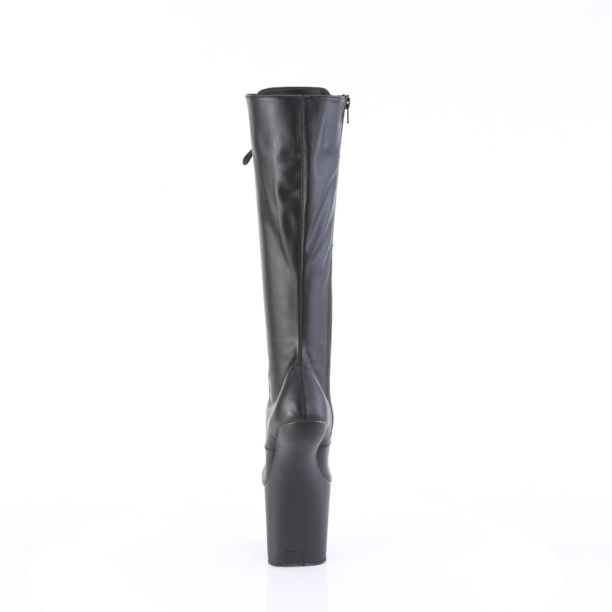 Pleaser Boots CRAZE-2023 Blk Str. Faux Leather/Blk Matte