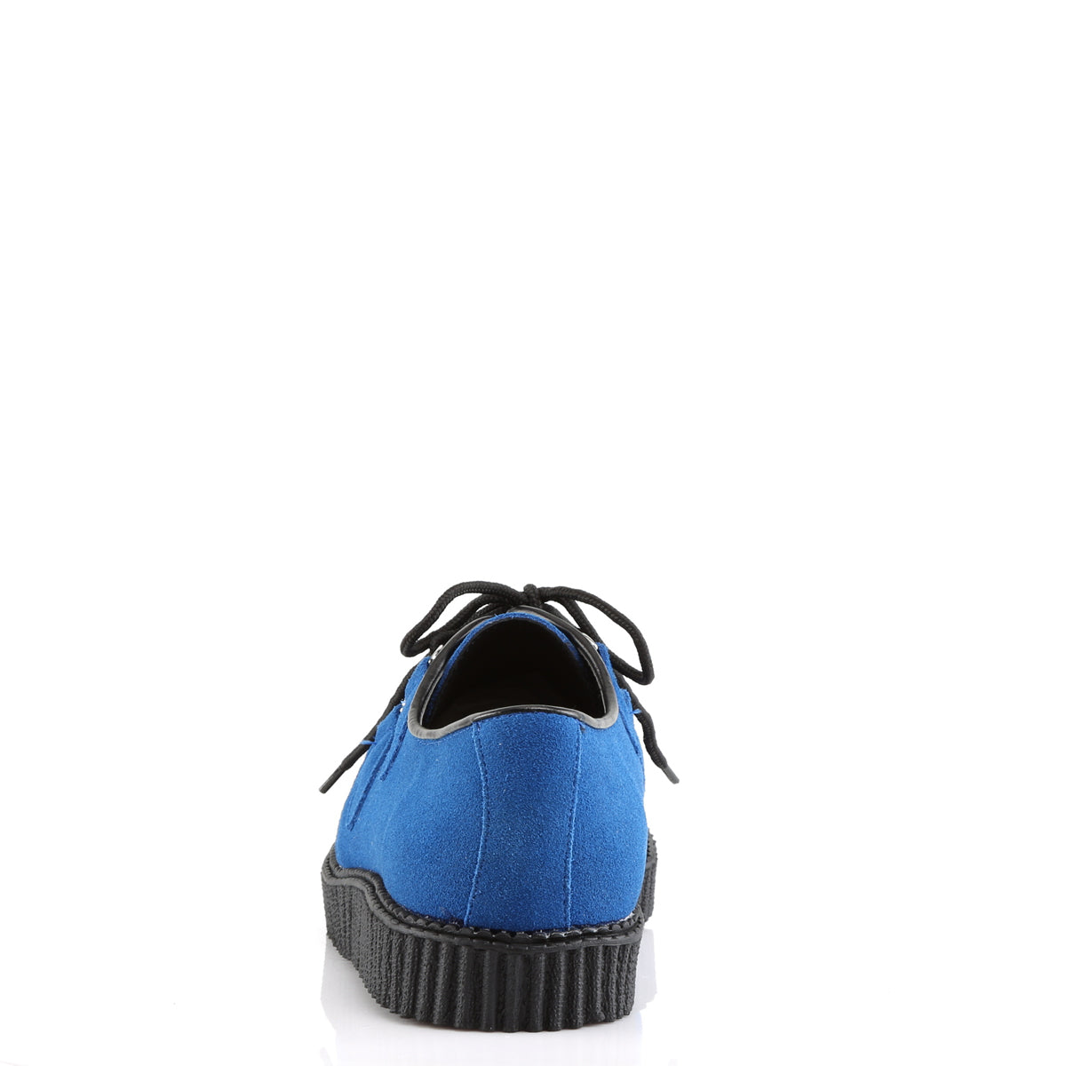 DemoniaCult Mens Low Shoe CREEPER-602S Royal Blue Suede