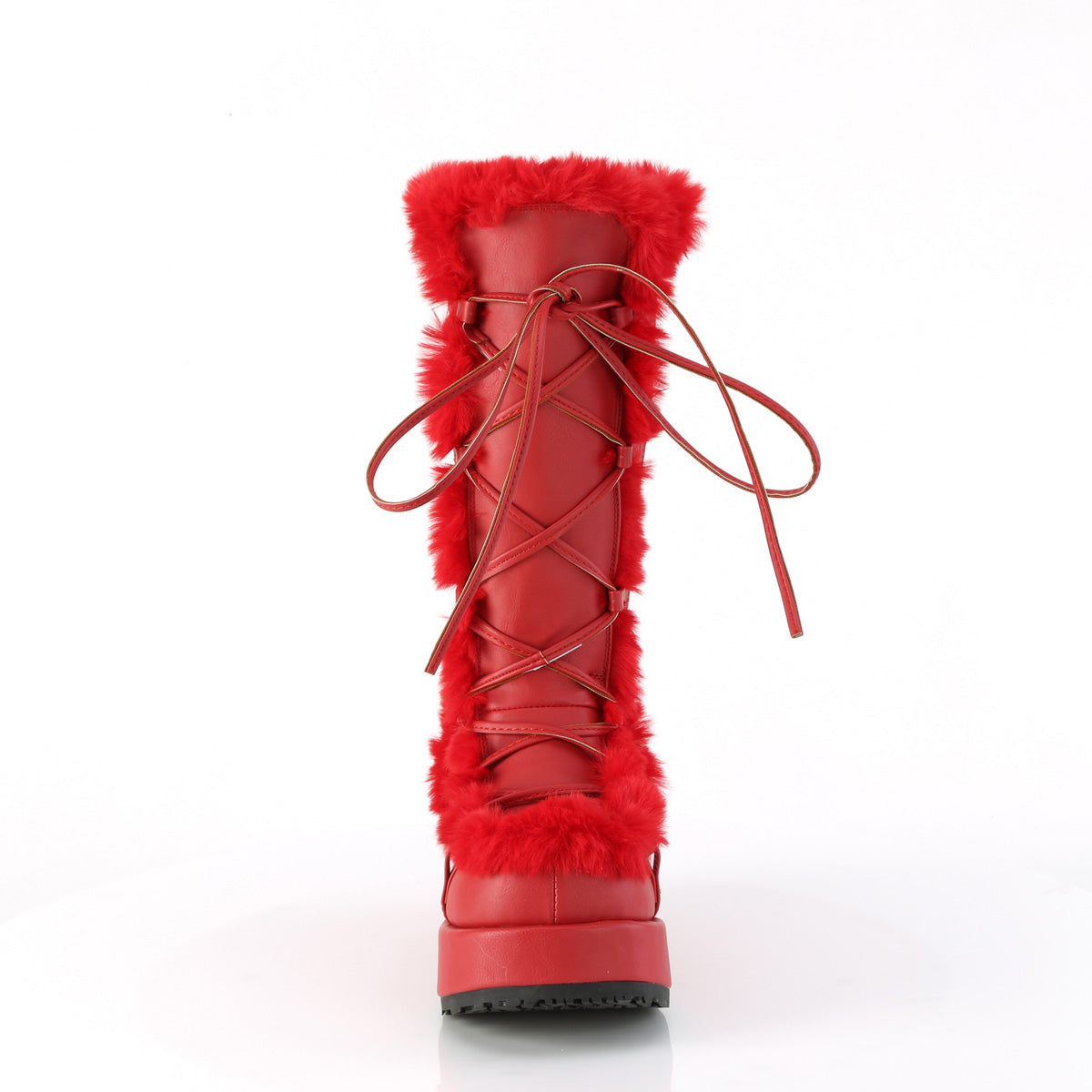 DemoniaCult CUBBY-311 Red Vegan Leather