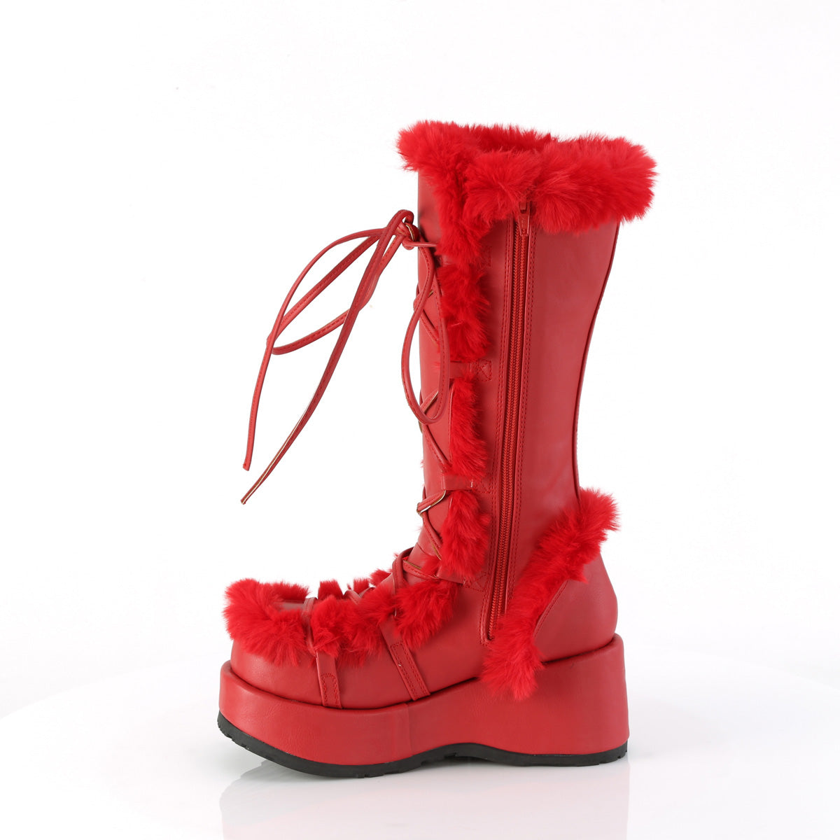 DemoniaCult CUBBY-311 Red Vegan Leather