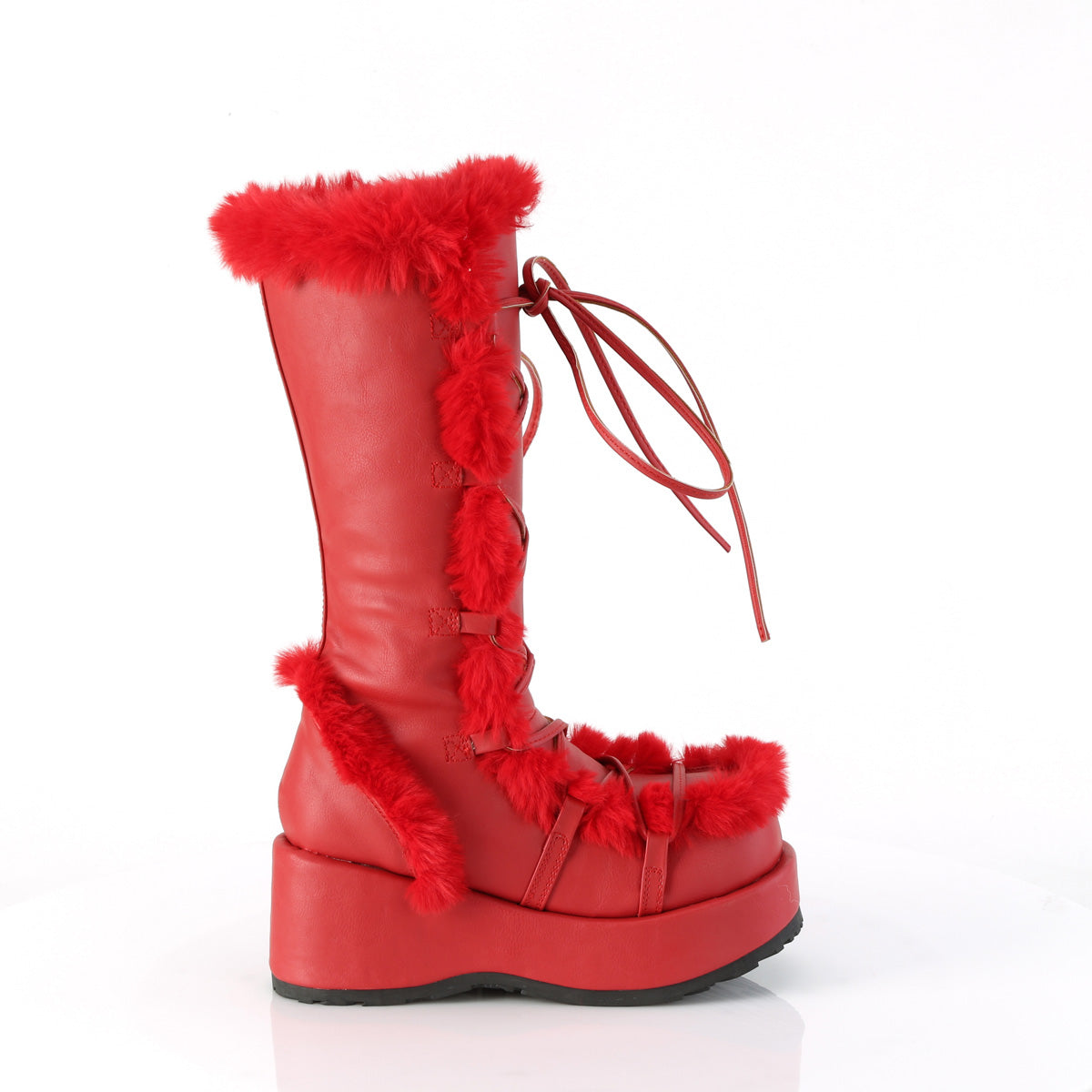 DemoniaCult CUBBY-311 Red Vegan Leather