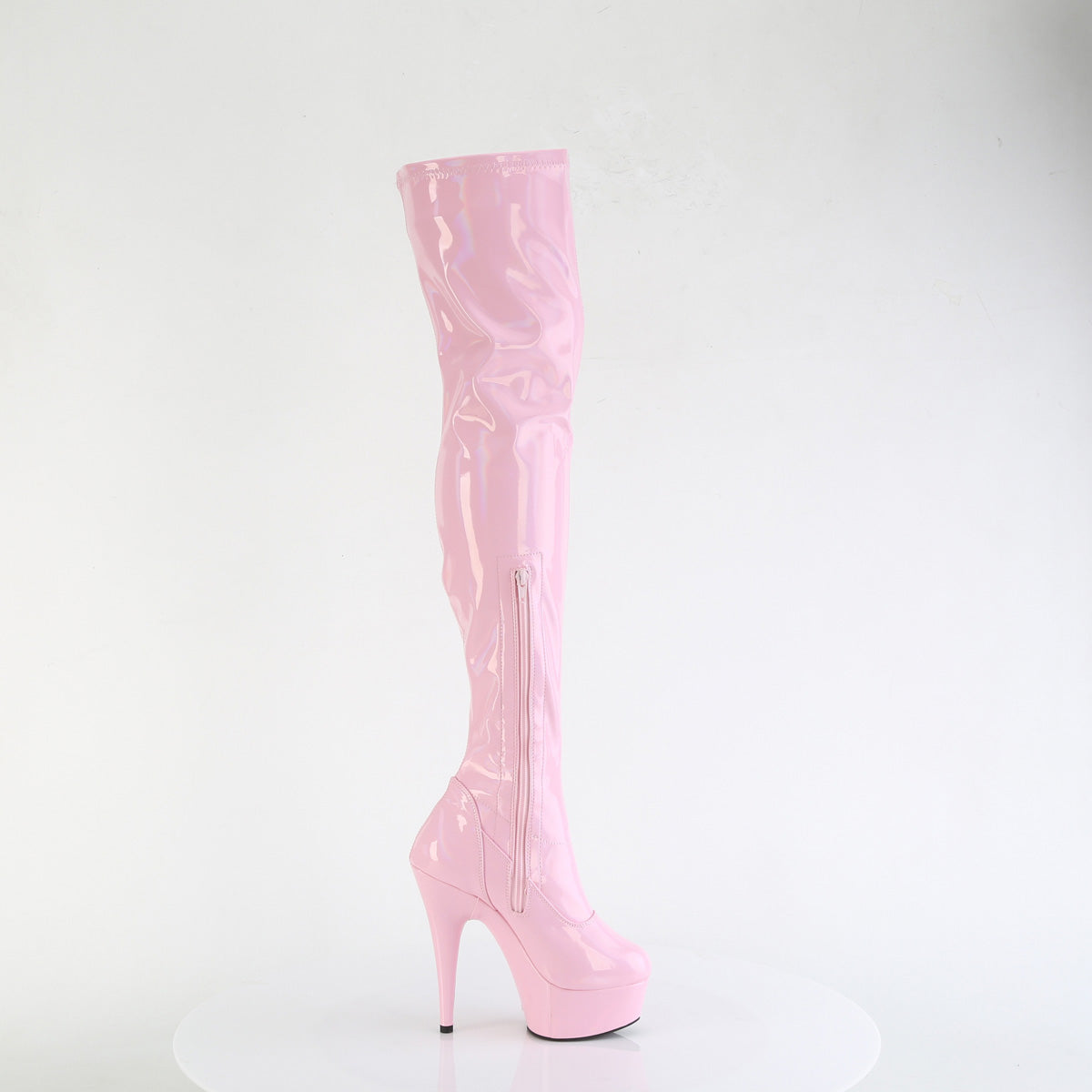 Pleaser DELIGHT-3000HWR B. Pink Hologram Pat/M