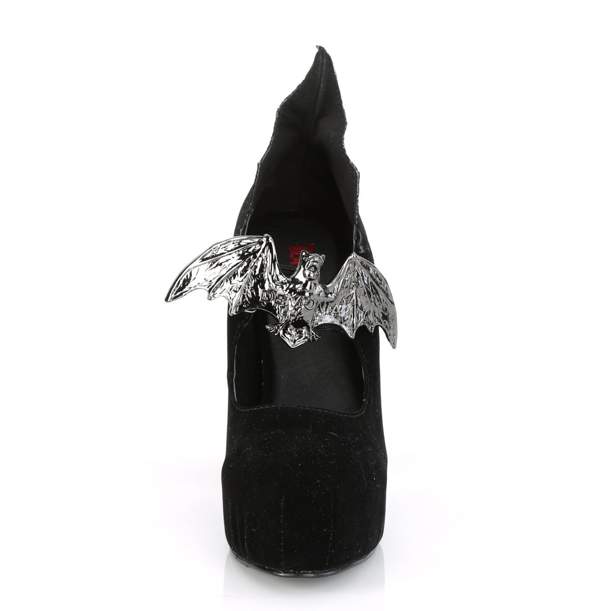 DemoniaCult Womens Pumps DEMON-18 Blk Velvet