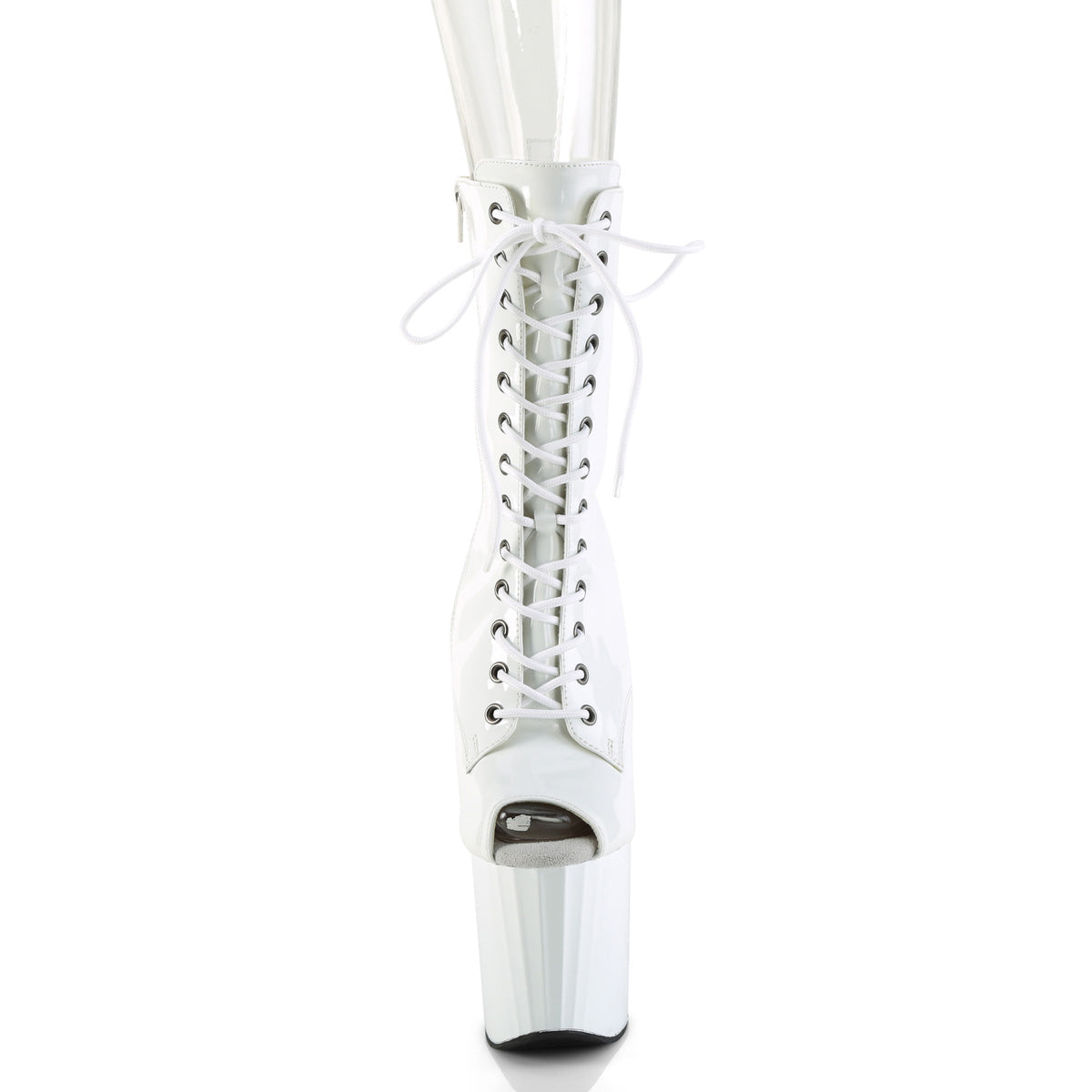 Pleaser ENCHANT-1041 Wht Pat/Wht