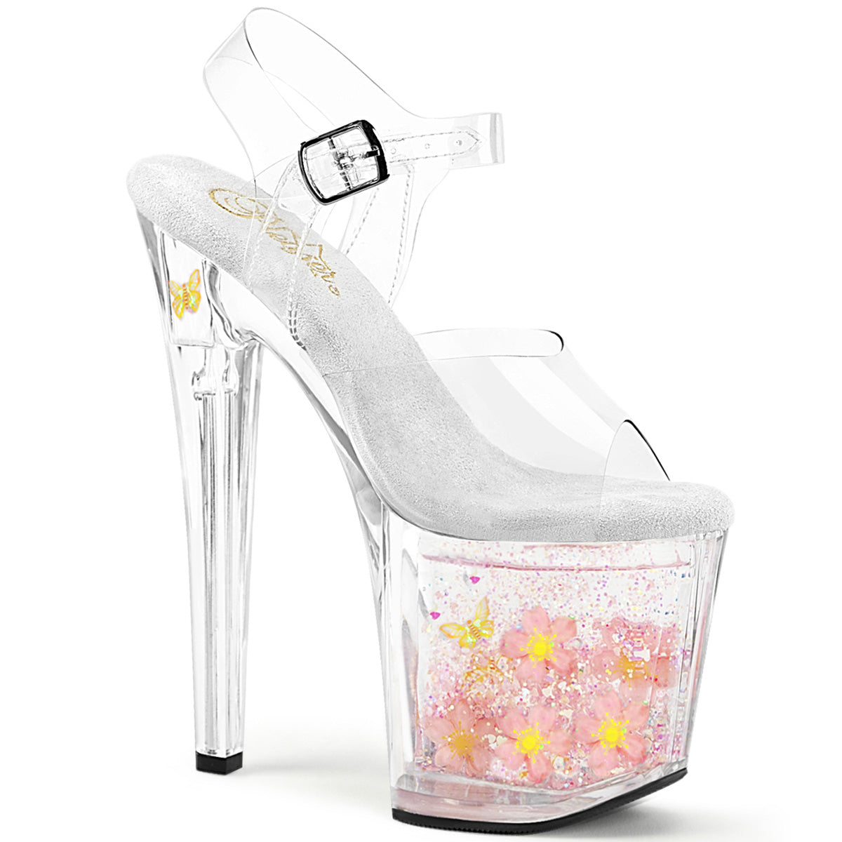 Pleaser ENCHANT-708AQUA-01 Clr/Clr-B. Pink