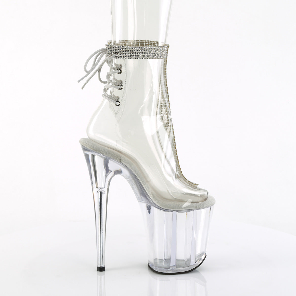 Pleaser FLAMINGO-1018C-2RS Clr-RS/Clr