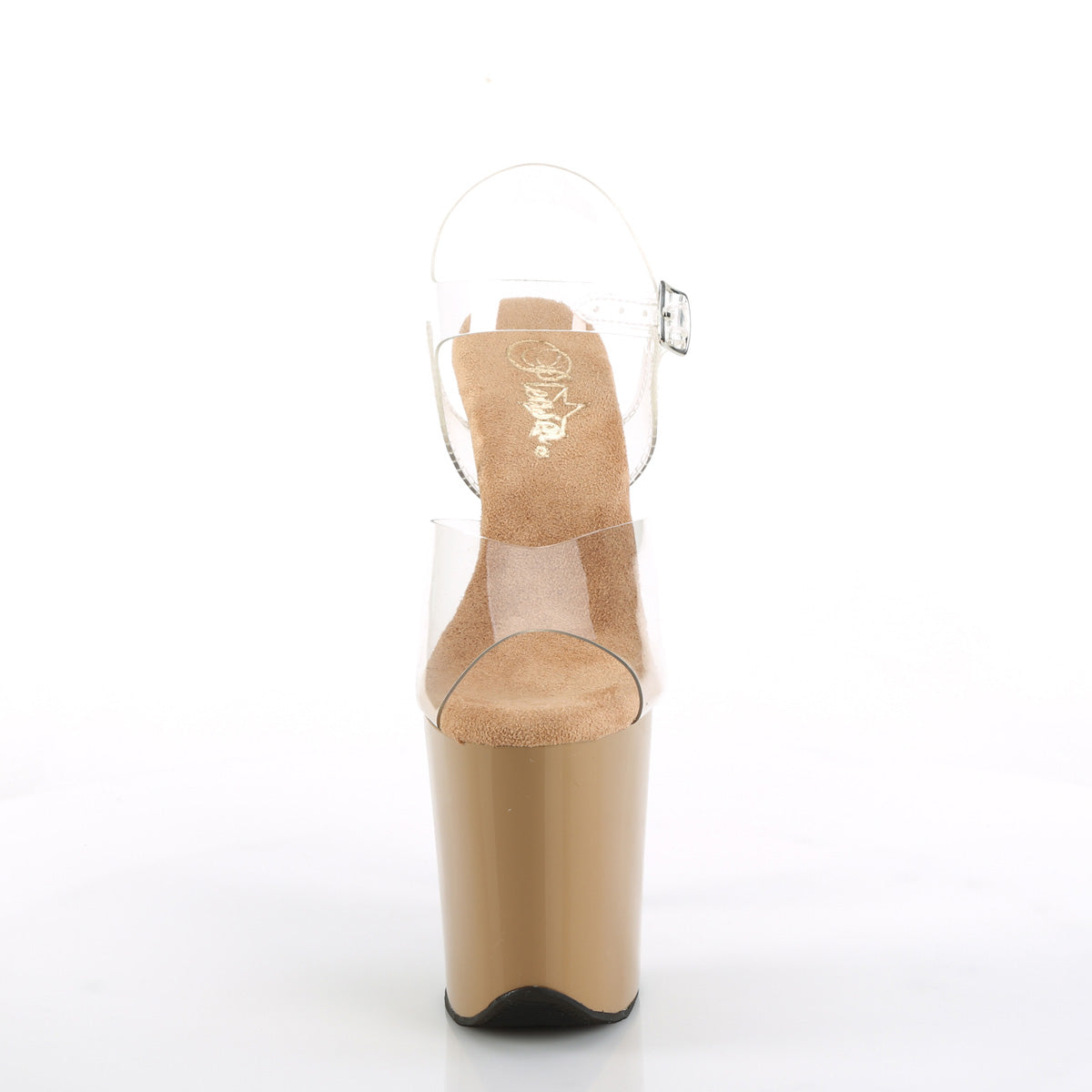 Pleaser Sandals FLAMINGO-808 Clr/Toffee