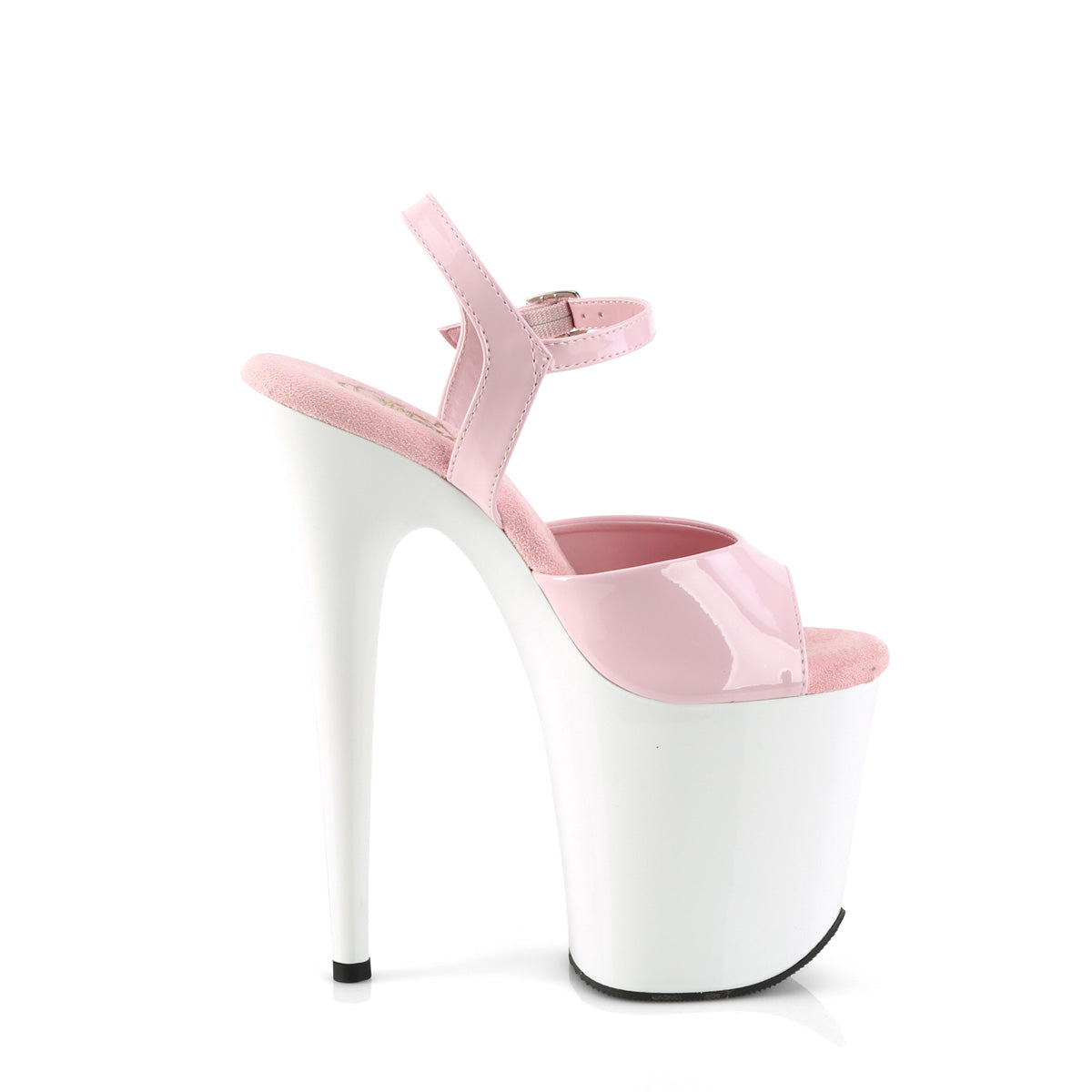 Pleaser Sandals FLAMINGO-809 B. Pink Pat/Wht