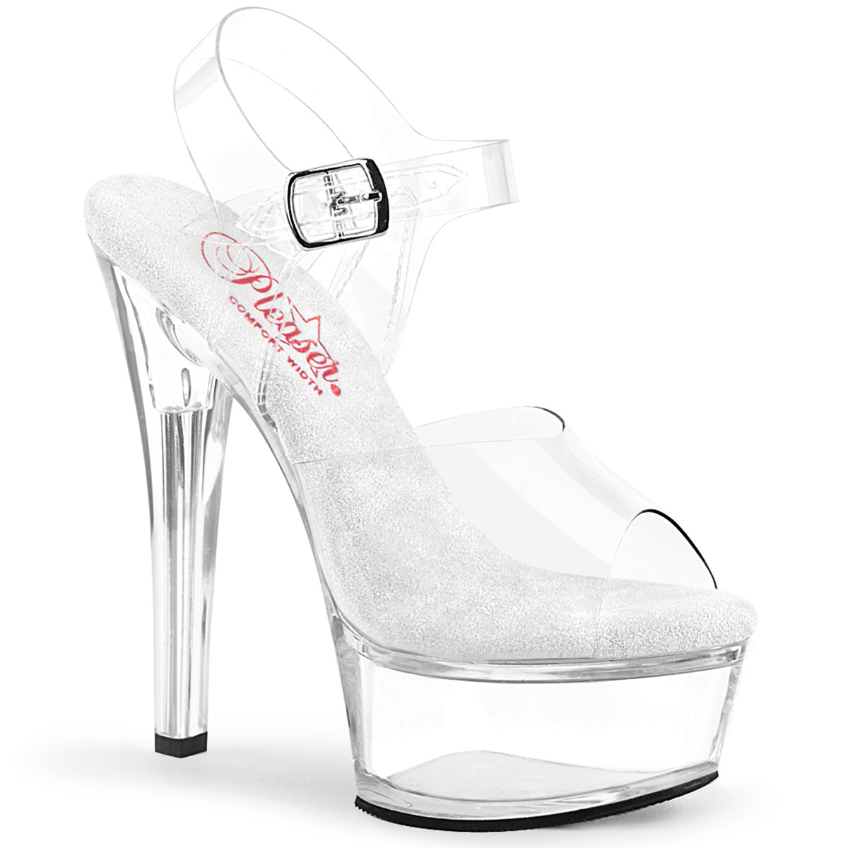 Pleaser Sandals GLEAM-608 Clr/Clr