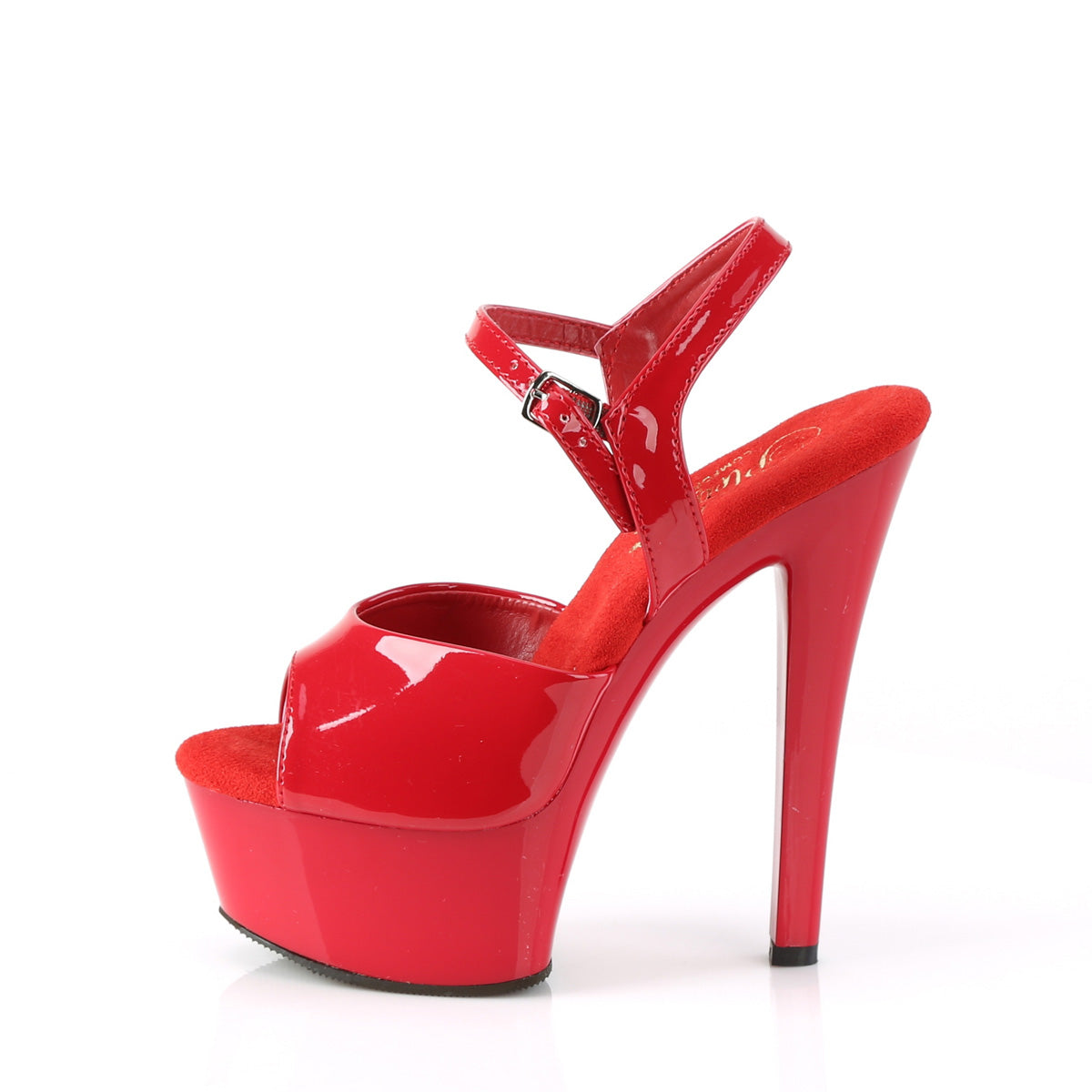 Pleaser Sandals GLEAM-609 Red Pat/Red