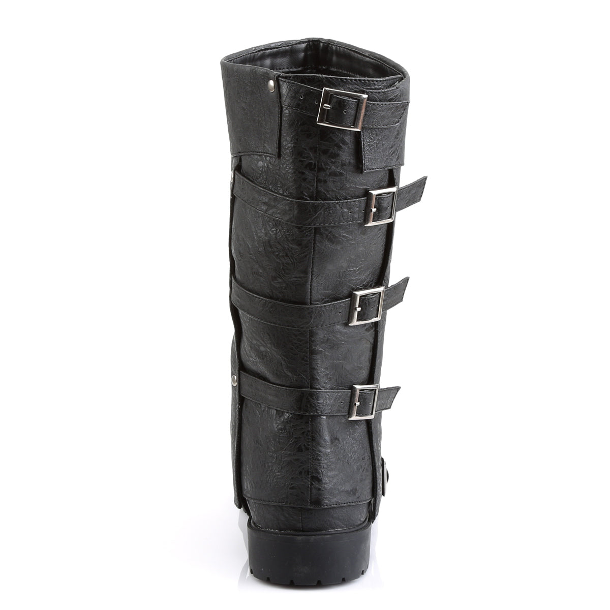 Funtasma Mens Boots GOTHAM-105 Blk Distressed Pu