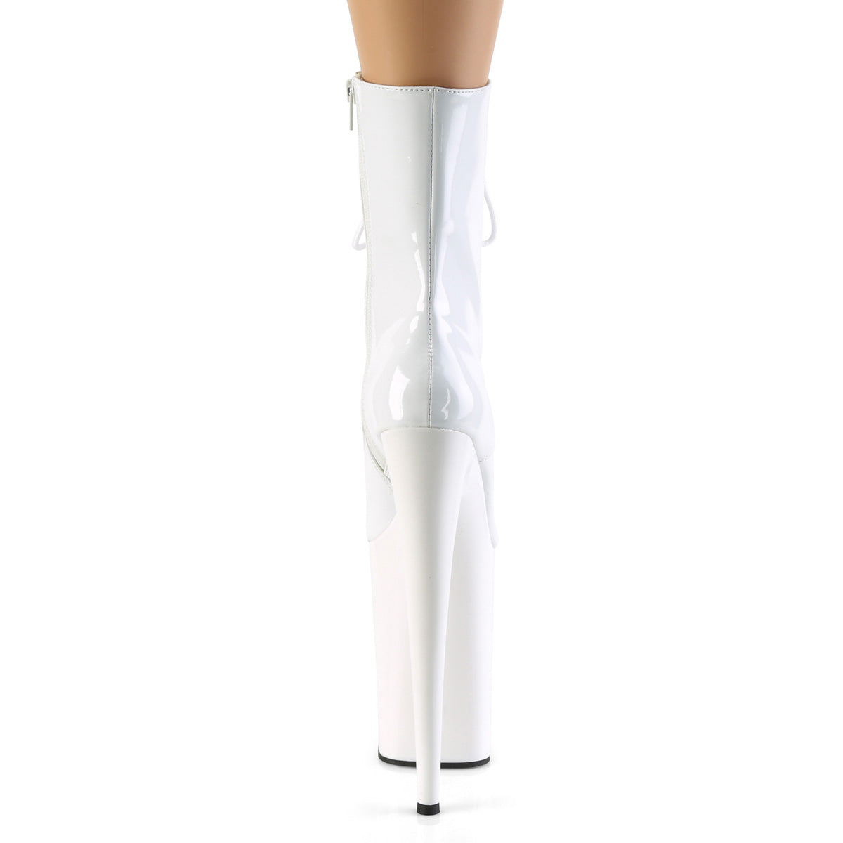 Pleaser Women's Platform Shoes INFINITY-1020 Wht Pat/Wht