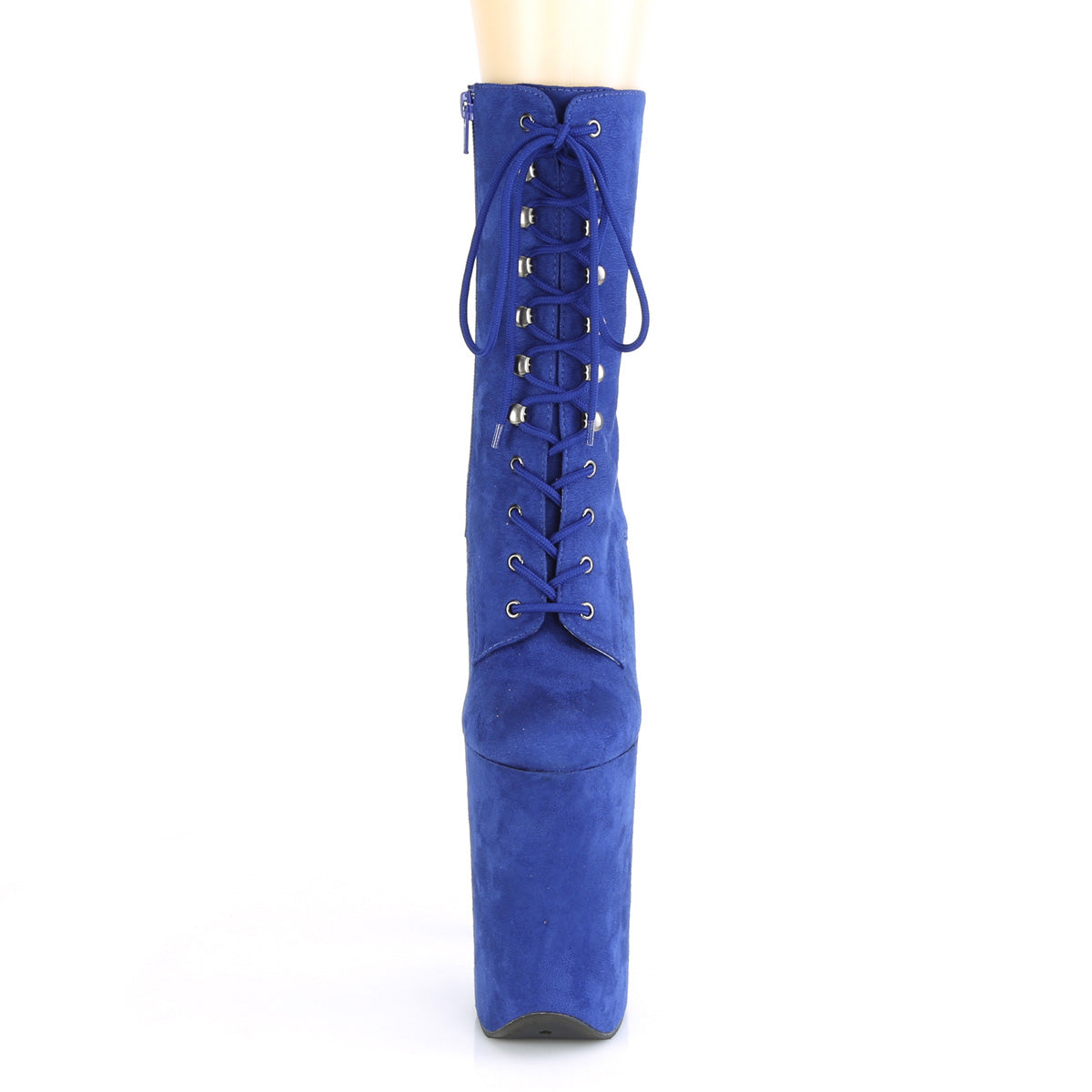 Pleaser Womens Ankle Boots INFINITY-1020FS Royal Blue F.Suede/Royal Blue F.Suede