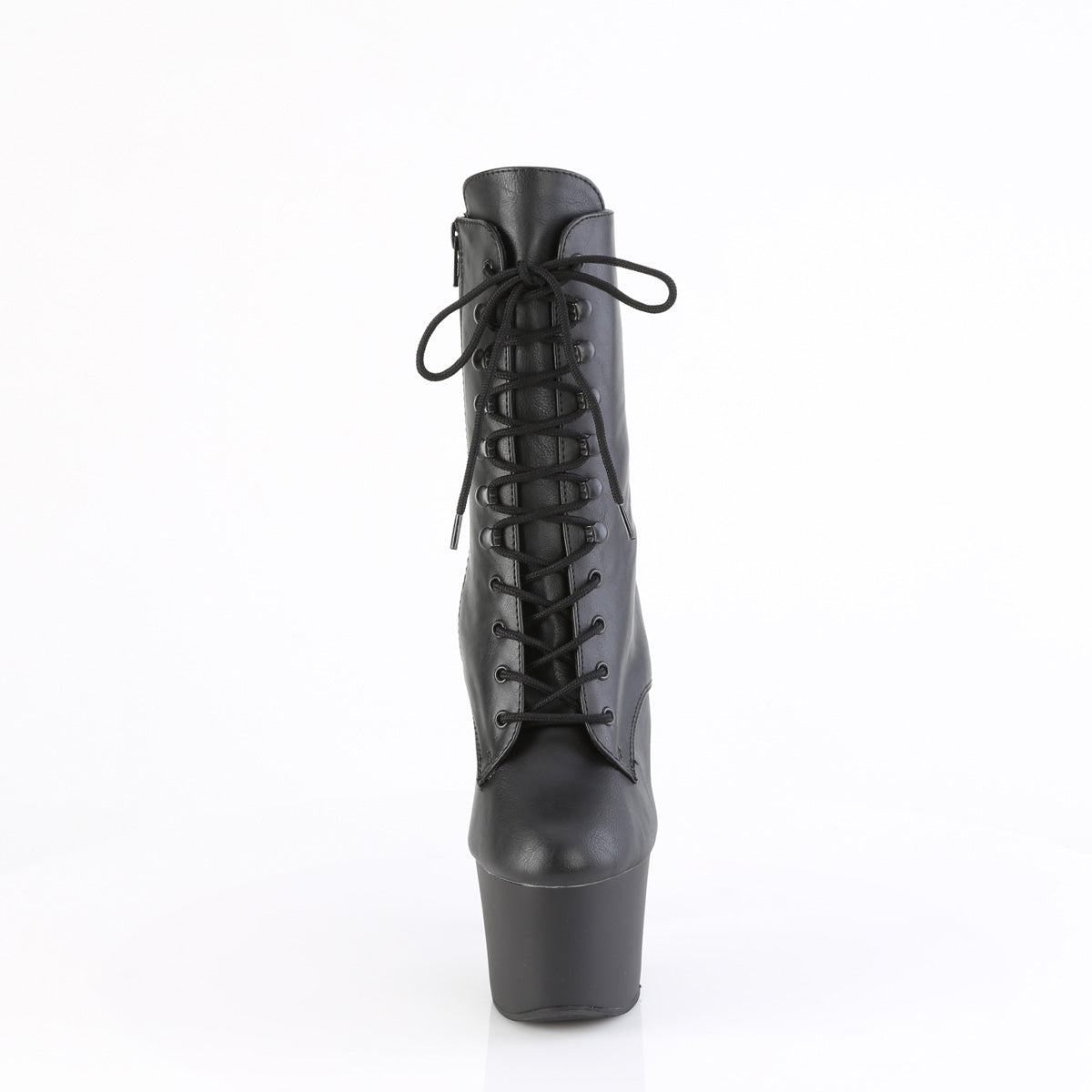 Pleaser KNUCKS-1020 Blk Faux Le/Blk Matte