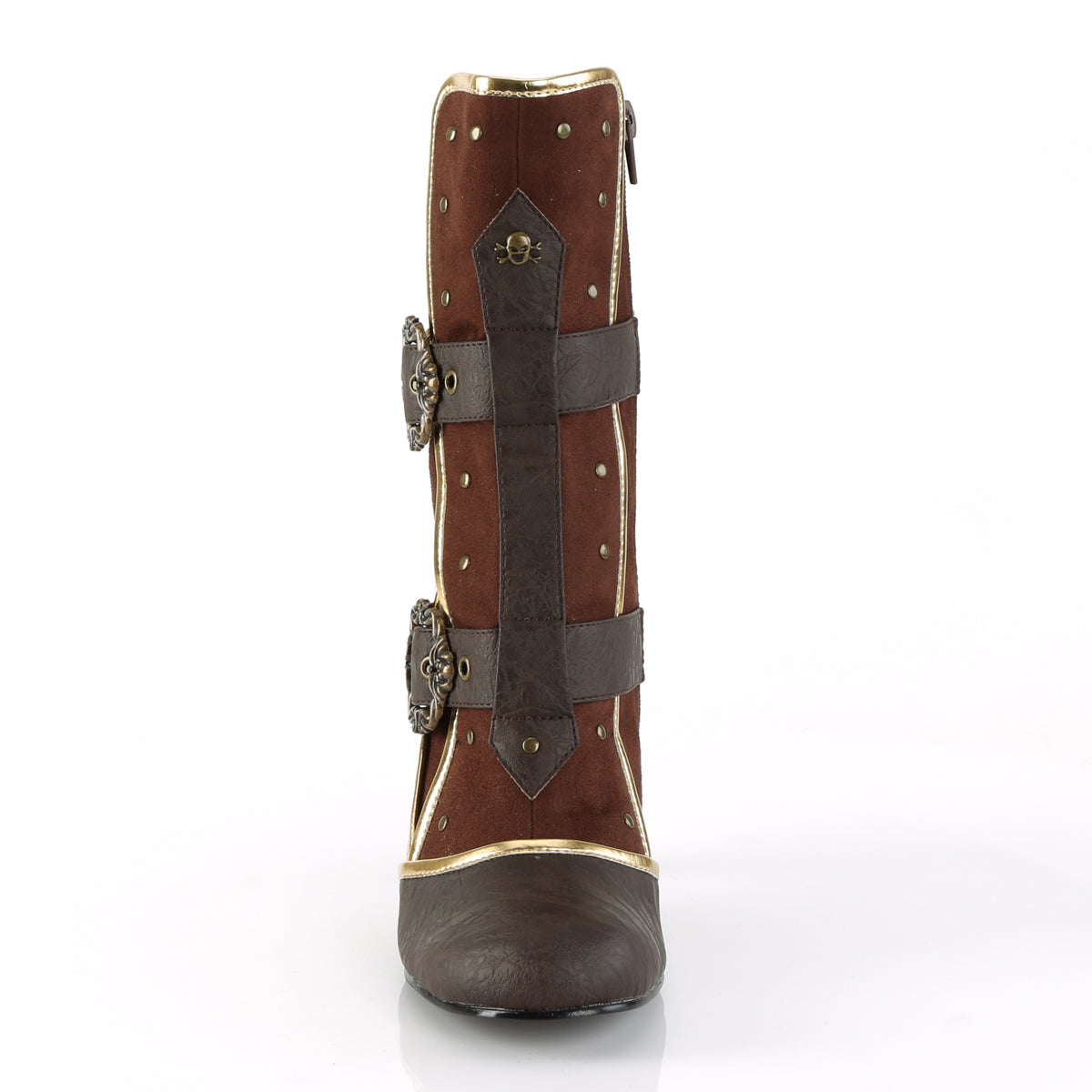 Funtasma Womens Boots MATEY-205 Brown Distressed PU-Microfiber
