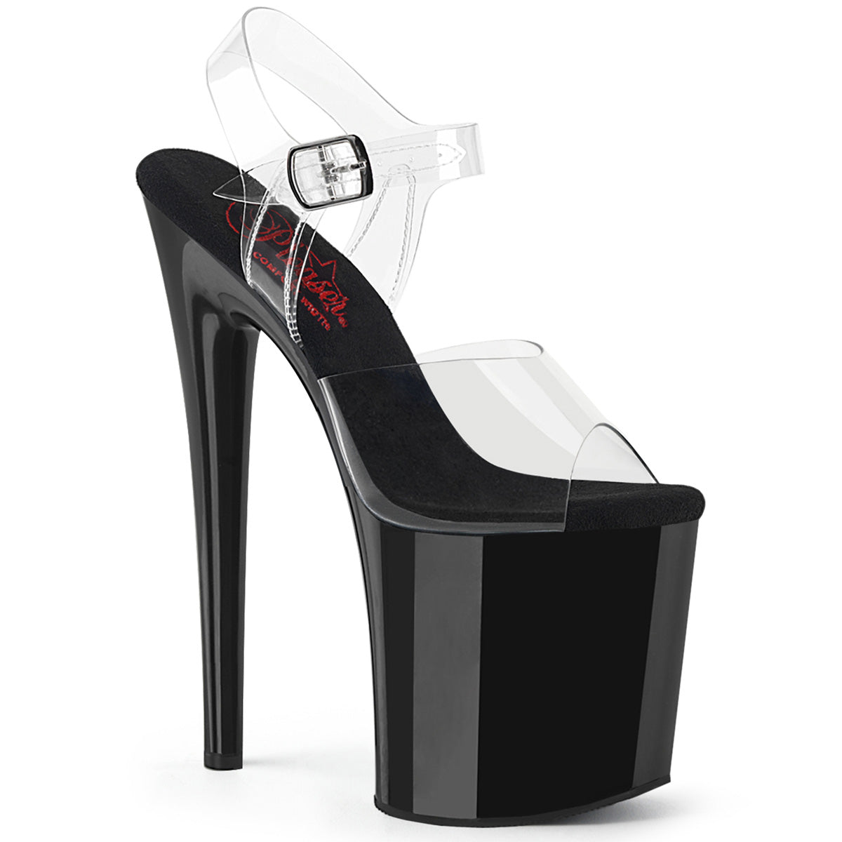 Pleaser NAUGHTY-808 Clr/Blk