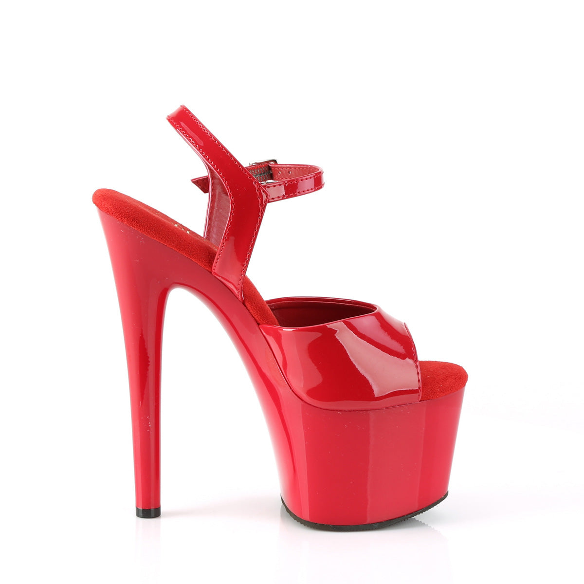 Pleaser Sandals PASSION-709 Red Pat/Red