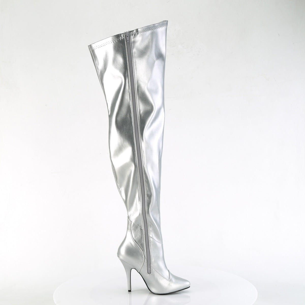 Pleaser SEDUCE-3000WC Slv Str Metallic Pu