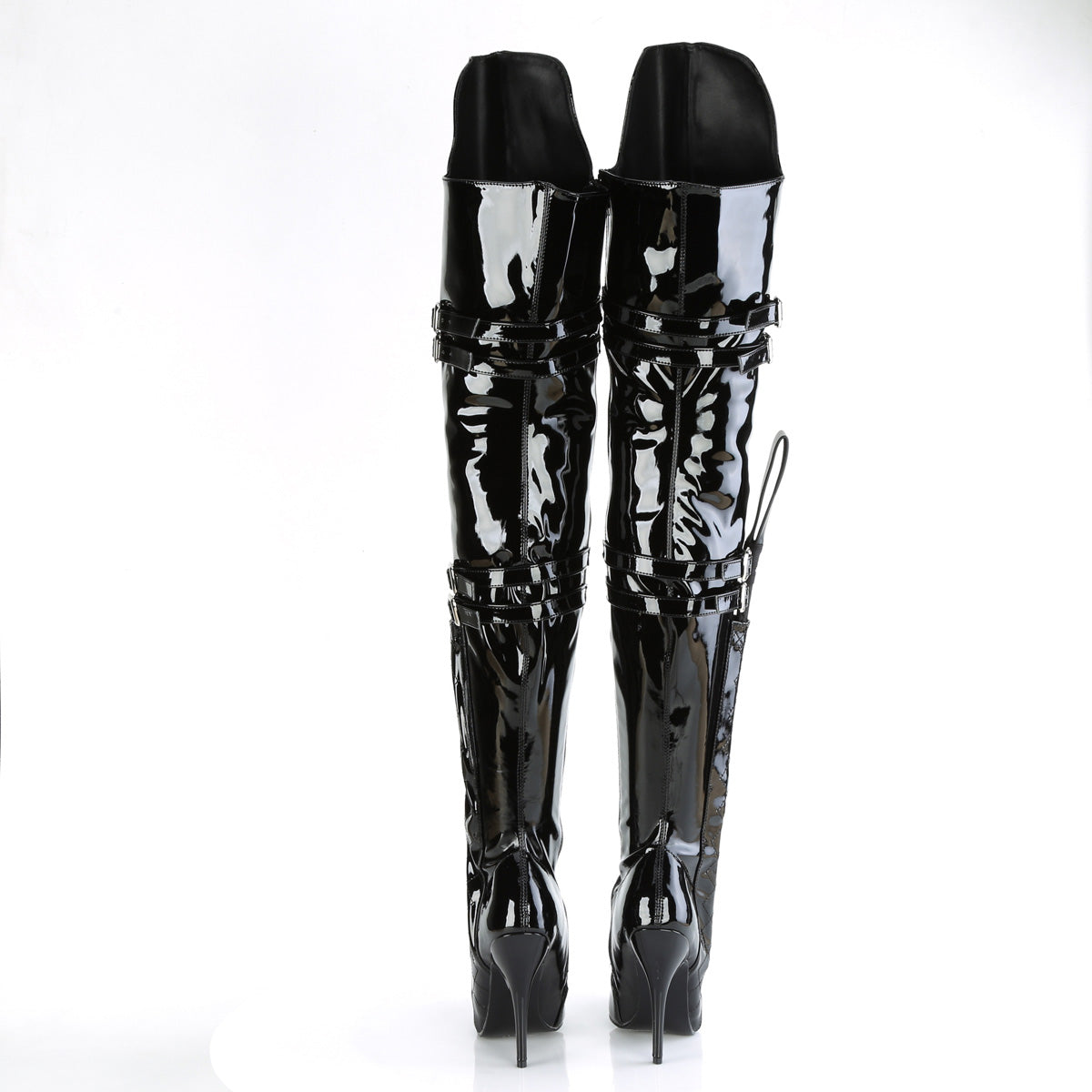 Pleaser Boots SEDUCE-3080 Blk Str. Pat