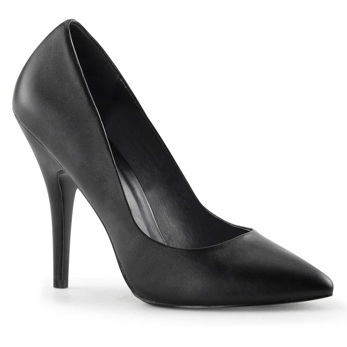 Pleaser Womens Pumps SEDUCE-420 Blk Leather