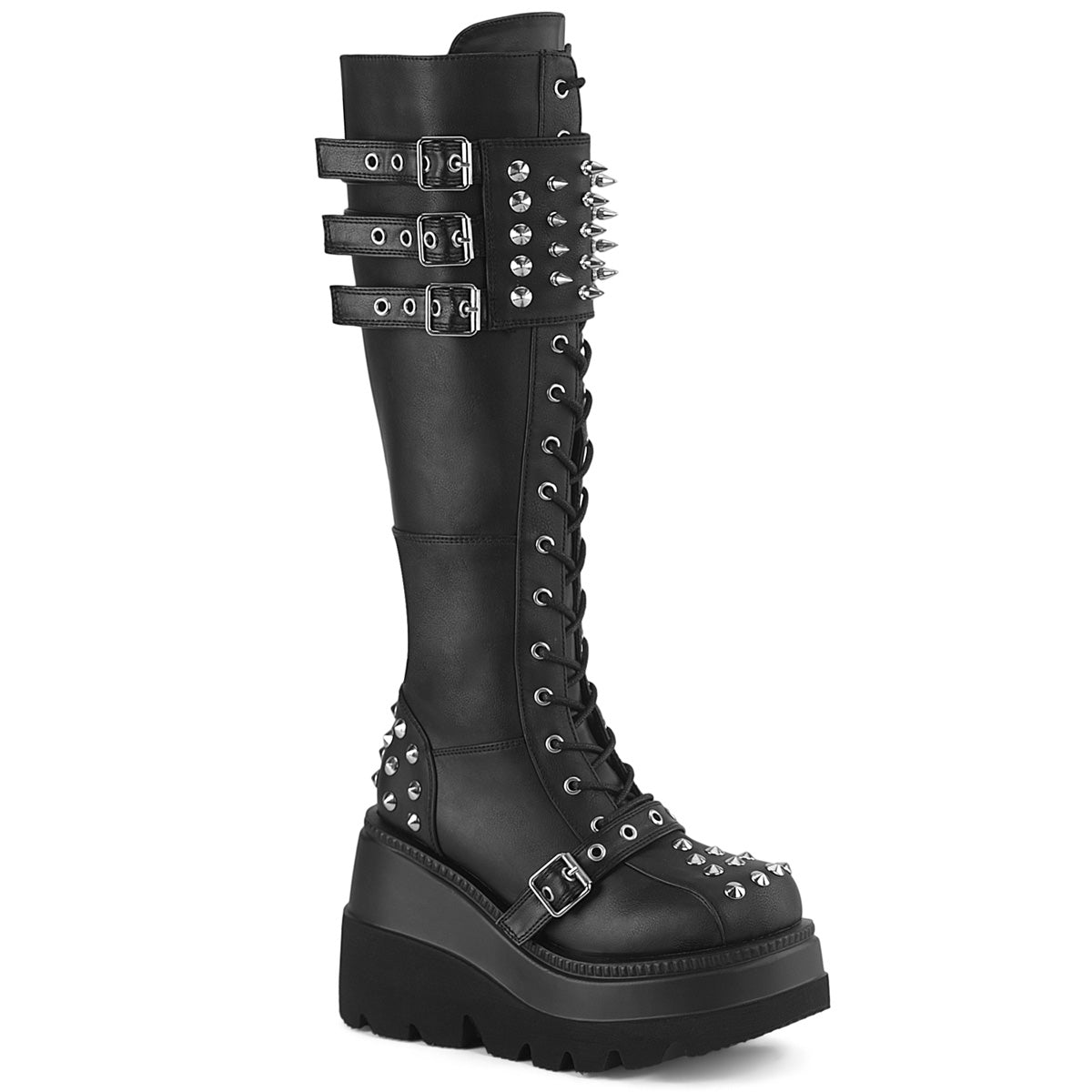 DemoniaCult SHAKER-225 Blk Vegan Leather