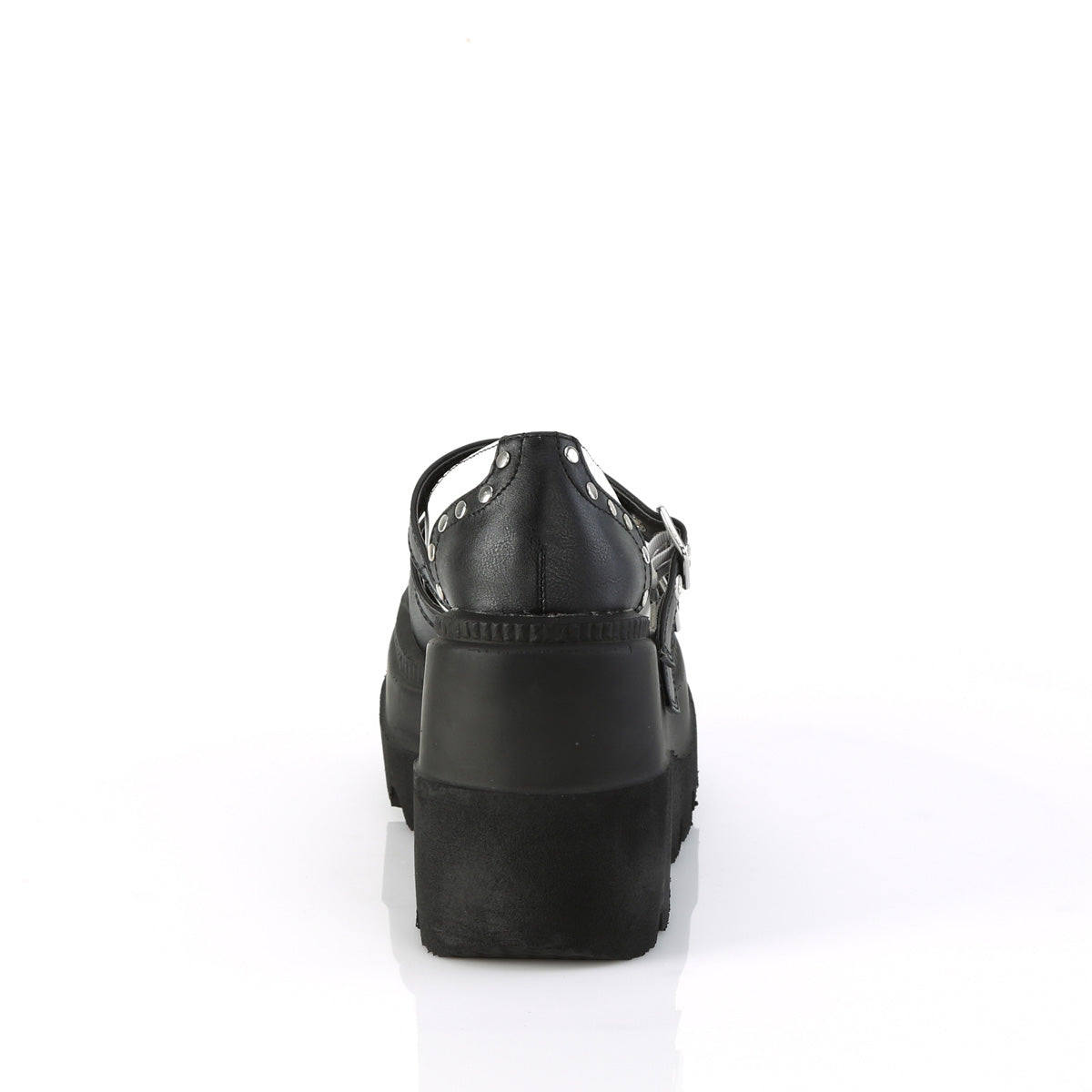 DemoniaCult SHAKER-27 Blk-Wht Vegan Leather