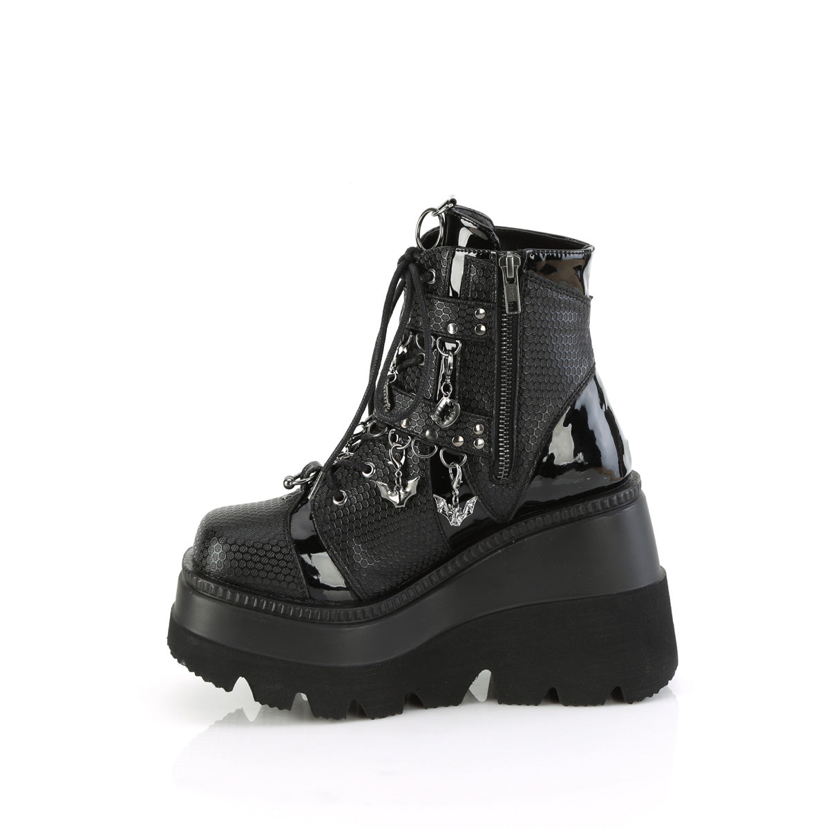 DemoniaCult SHAKER-66 Blk Vegan Leather