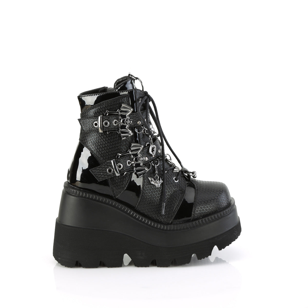 DemoniaCult SHAKER-66 Blk Vegan Leather
