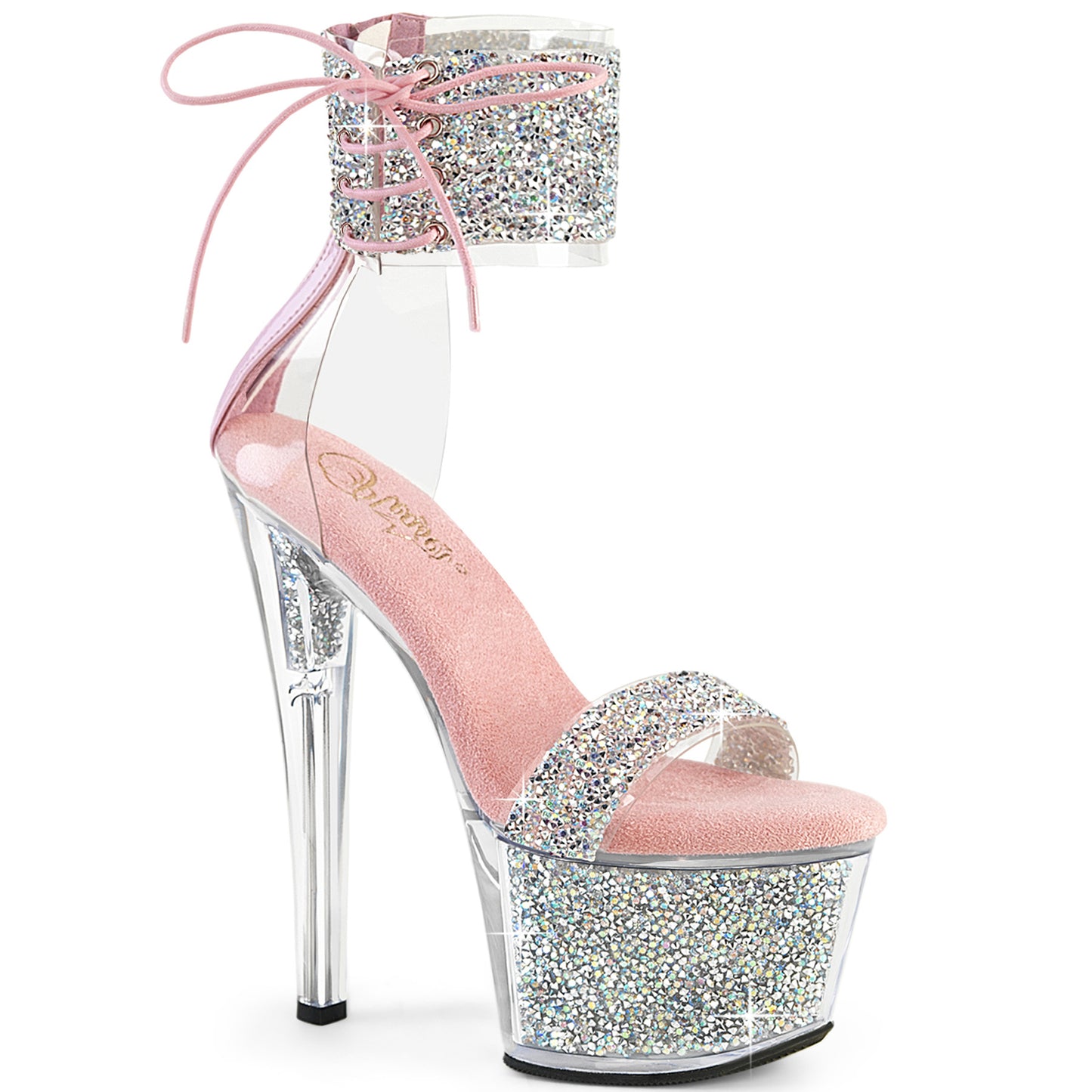 Pleaser SKY-327RSI Slv Multi RS-B. Pink/Slv RS