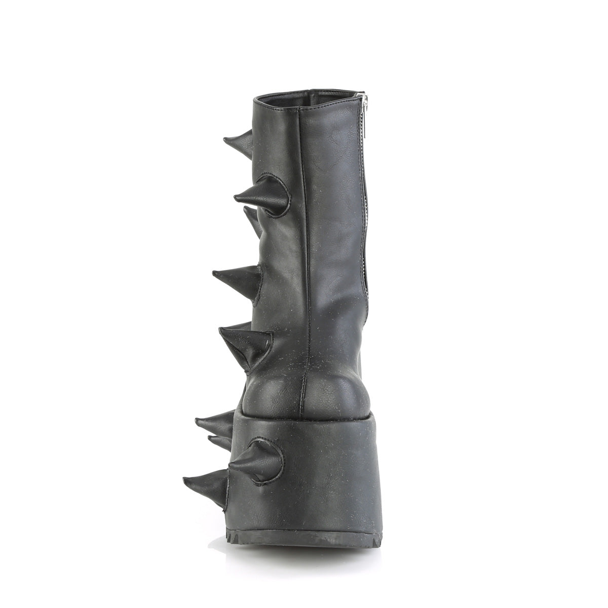 DemoniaCult Ankle Boots SLAY-77 Blk Vegan Leather