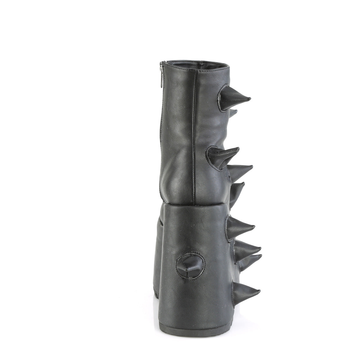 DemoniaCult Ankle Boots SLAY-77 Blk Vegan Leather