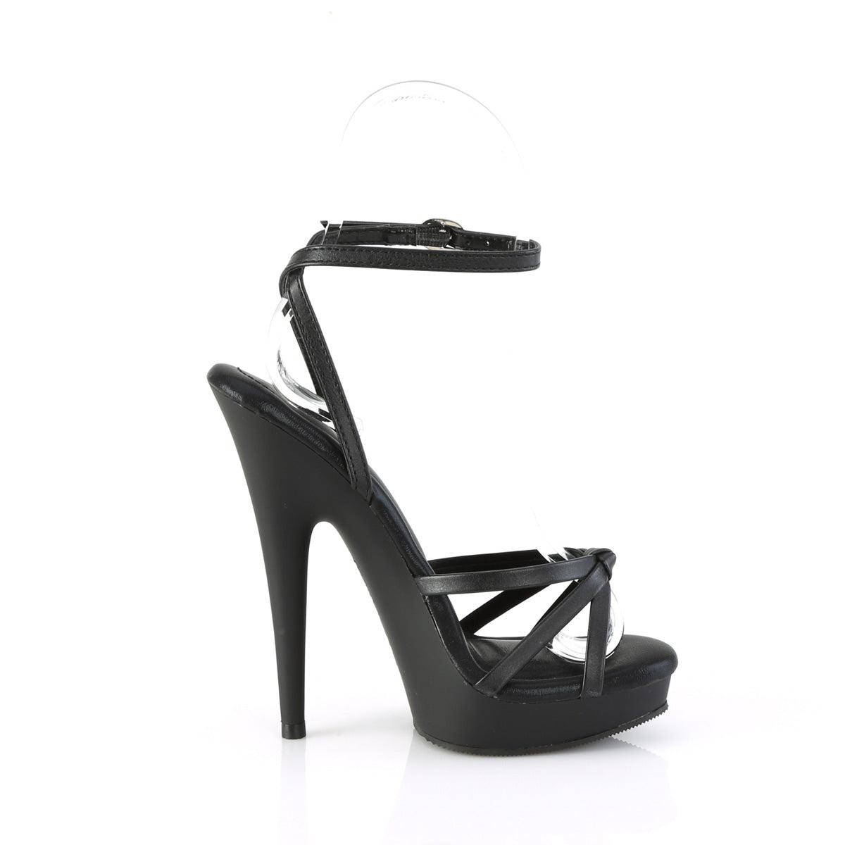 Fabulicious Pumps SULTRY-638 Blk Faux Leather/Blk Matte