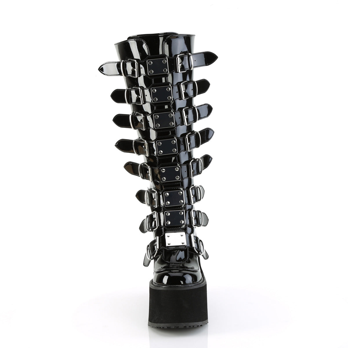 DemoniaCult Boots SWING-815WC Blk Pat