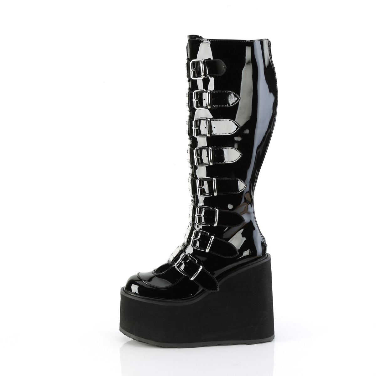 DemoniaCult Boots SWING-815WC Blk Pat