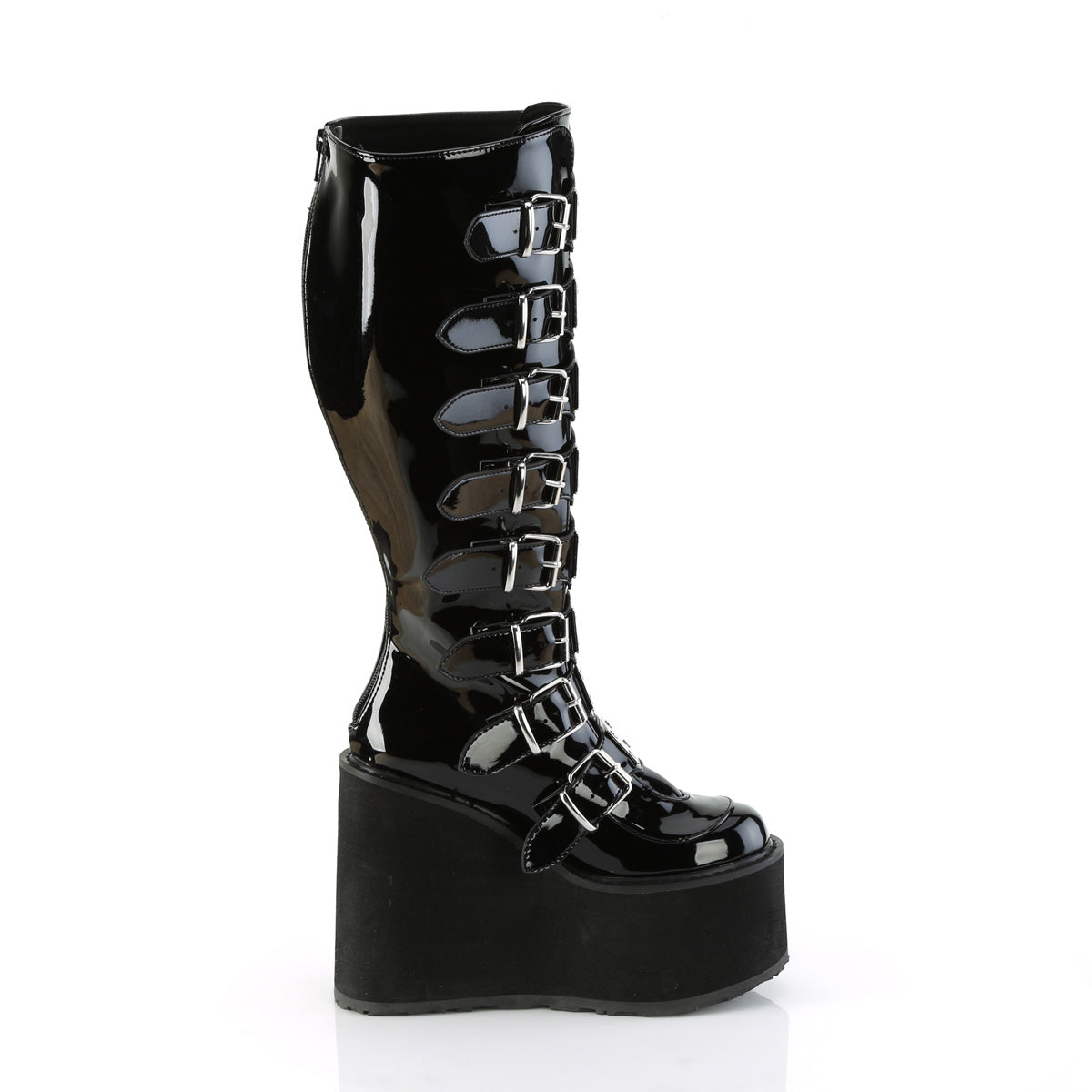 DemoniaCult Boots SWING-815WC Blk Pat