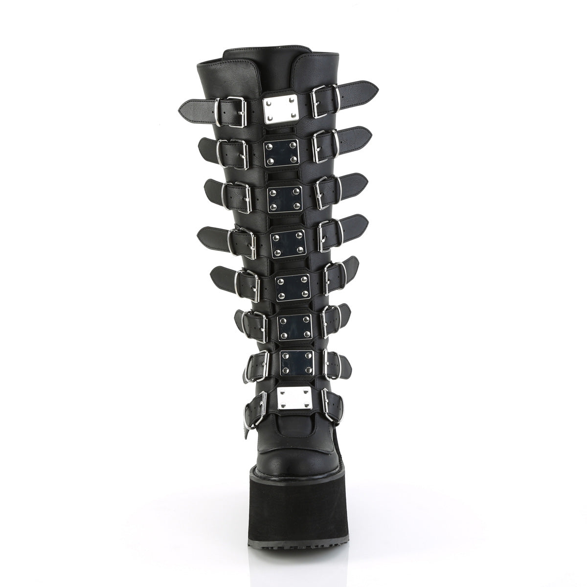 DemoniaCult Boots SWING-815WC Blk Vegan Leather