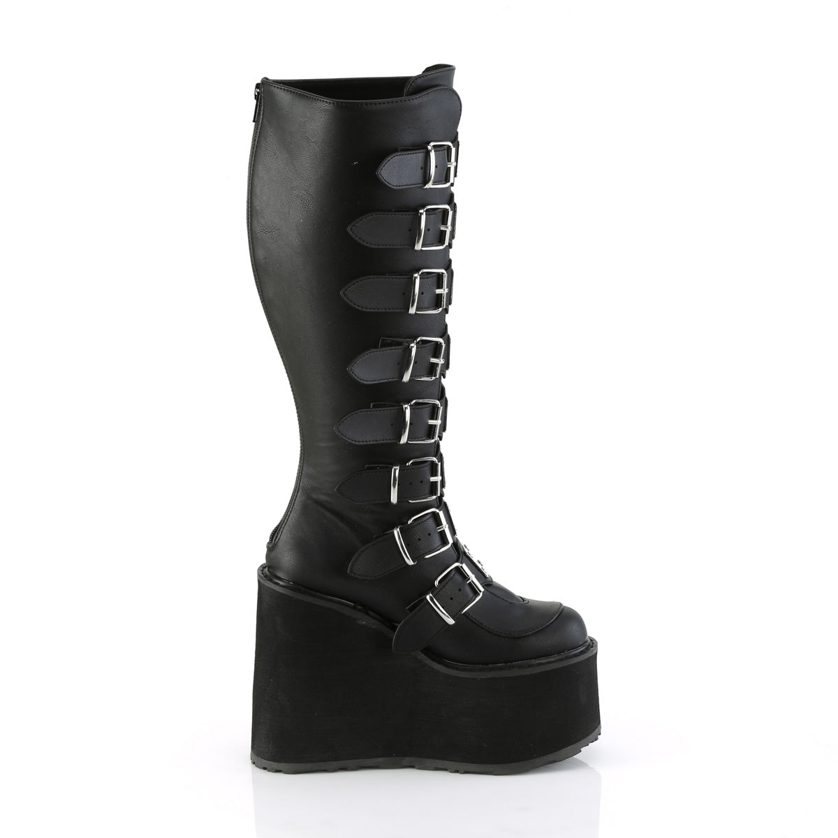 DemoniaCult Boots SWING-815WC Blk Vegan Leather