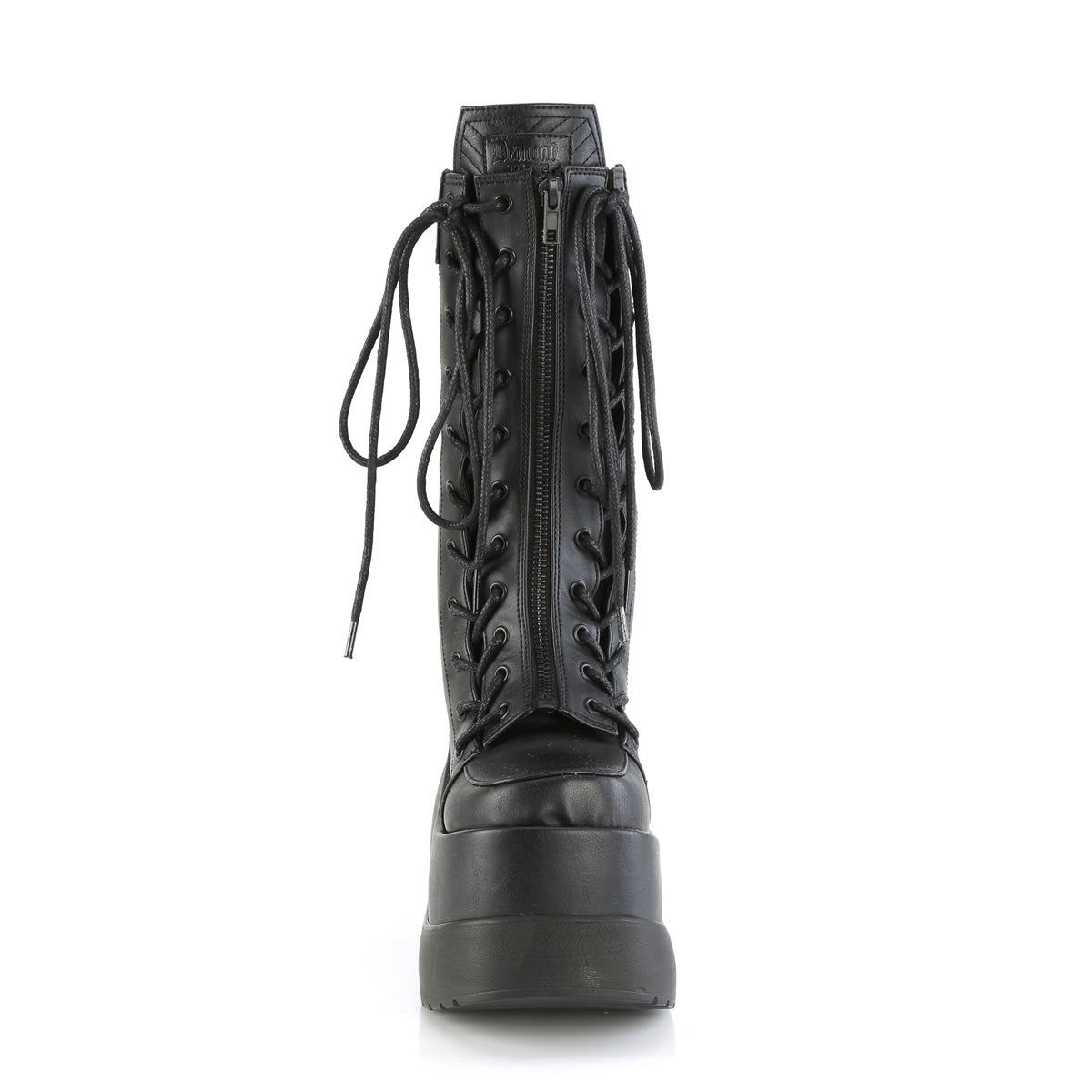 DemoniaCult Boots VOID-118 Blk Vegan Leather-Pat