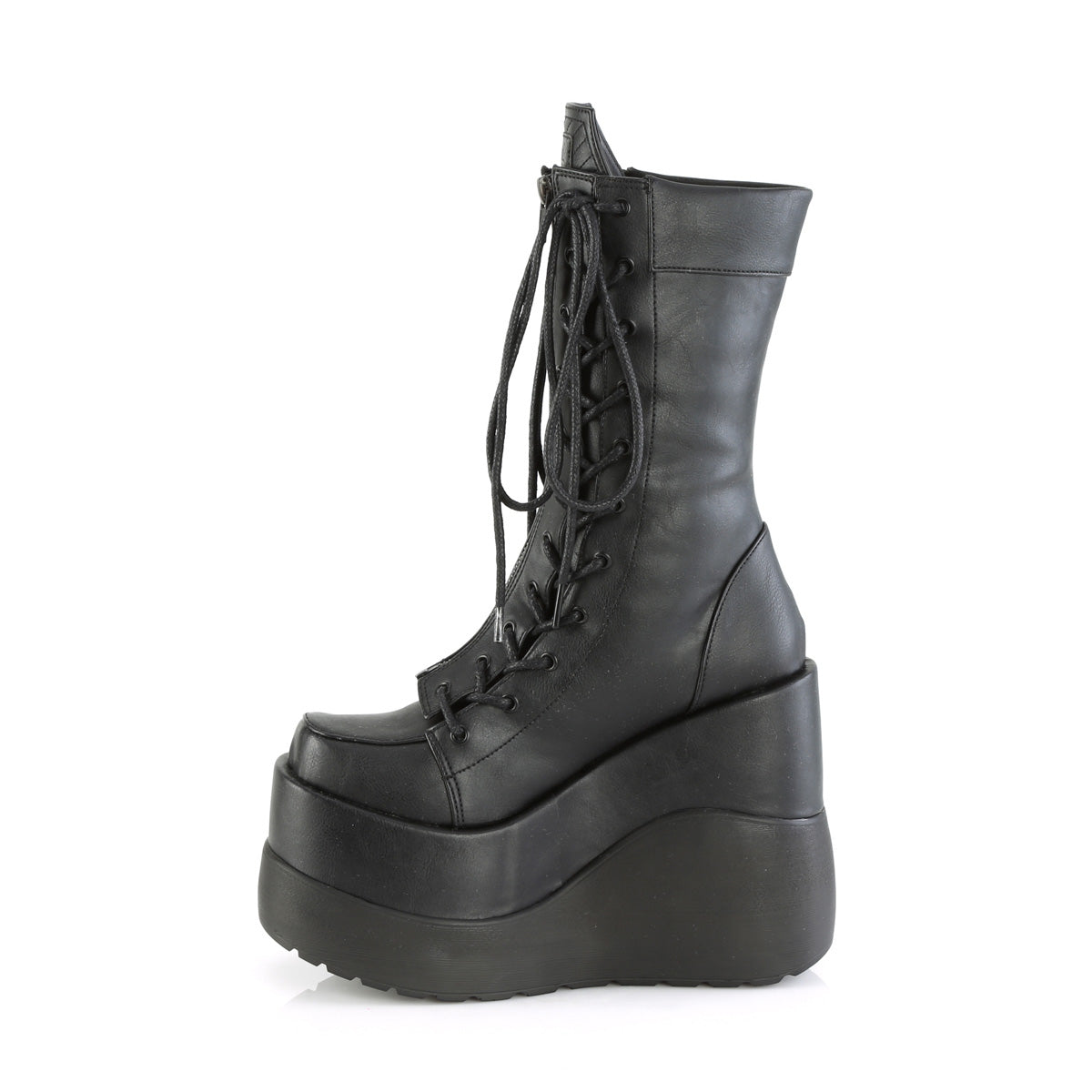 DemoniaCult Boots VOID-118 Blk Vegan Leather-Pat